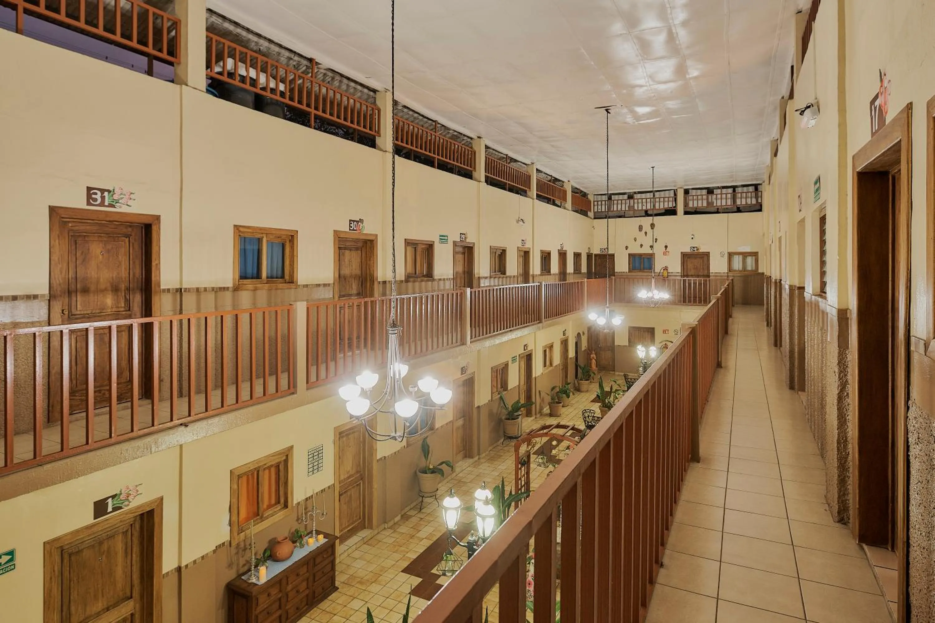 Property building in Hotel Cervantino