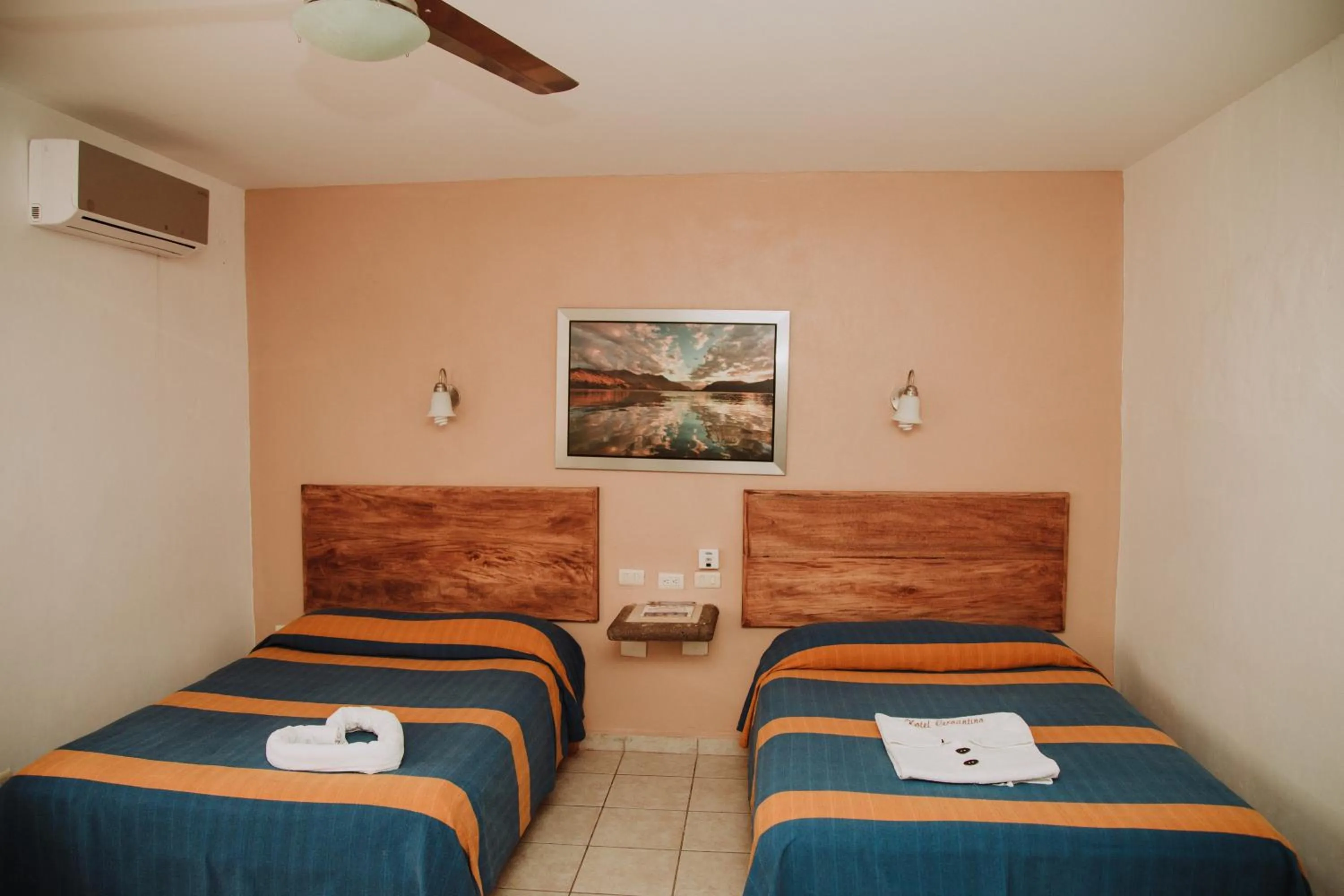 Bed in Hotel Cervantino