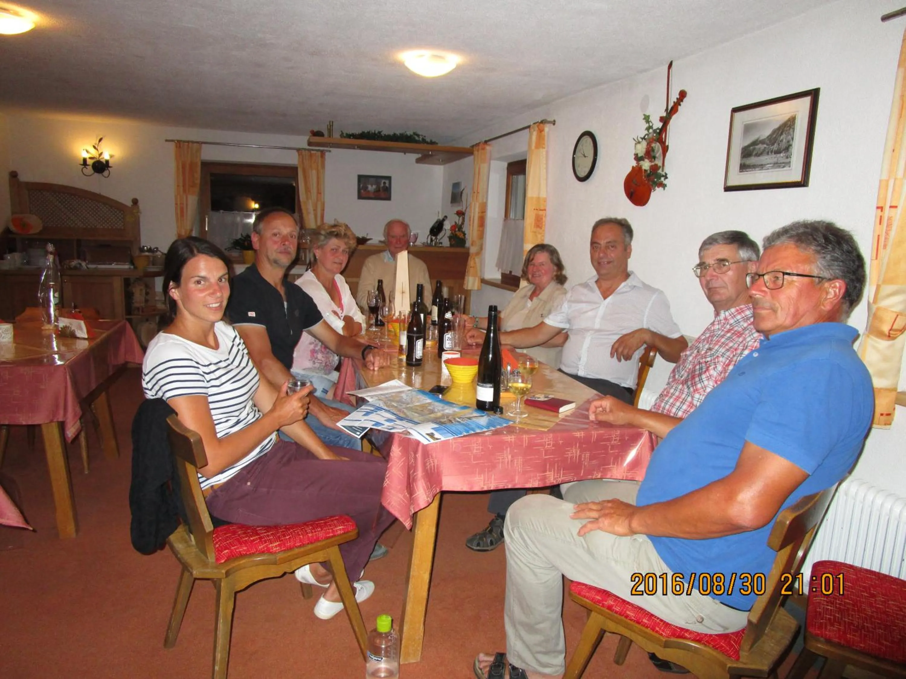 group of guests in Gästehaus Helga