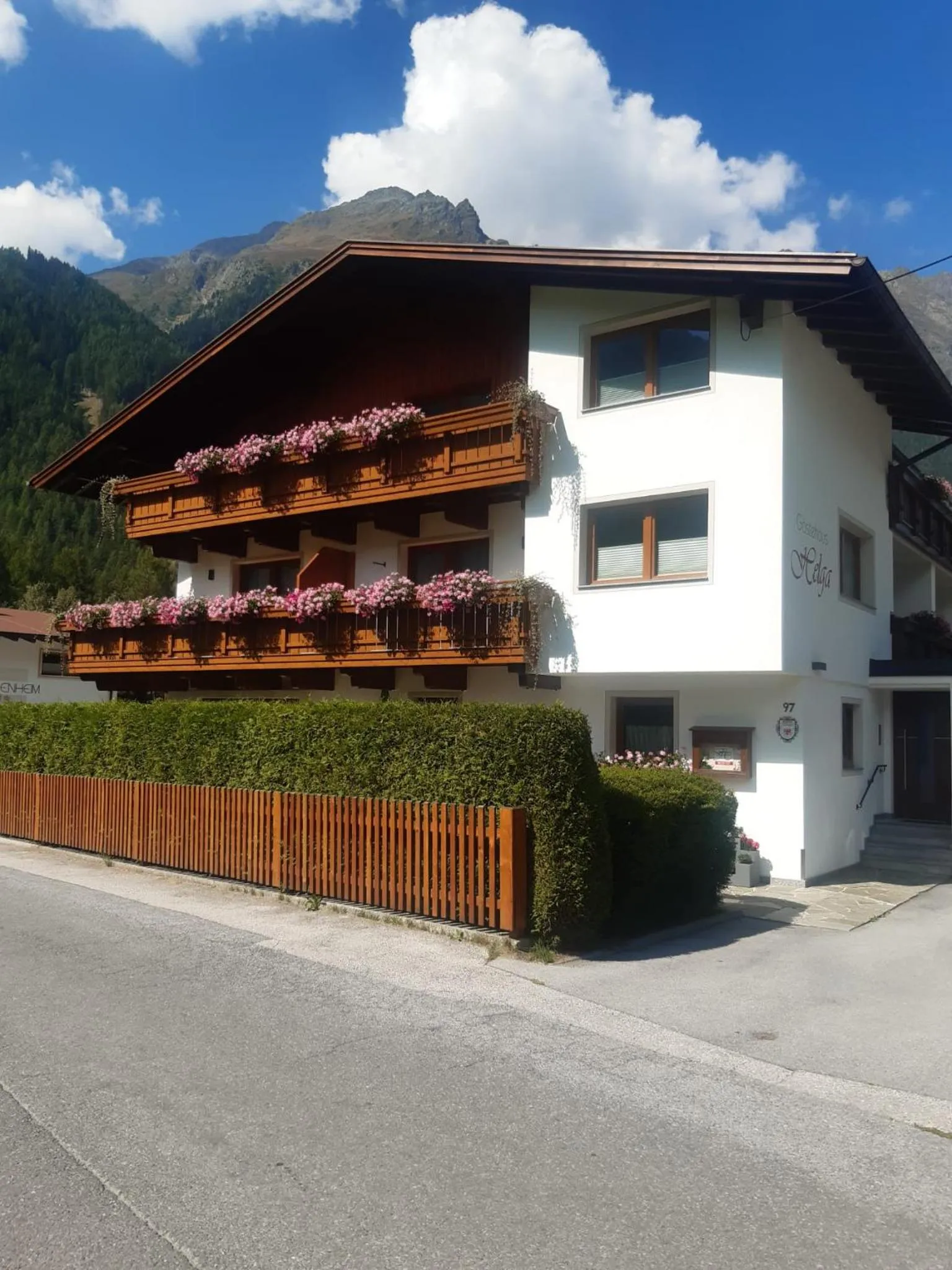 Balcony/Terrace in Gästehaus Helga