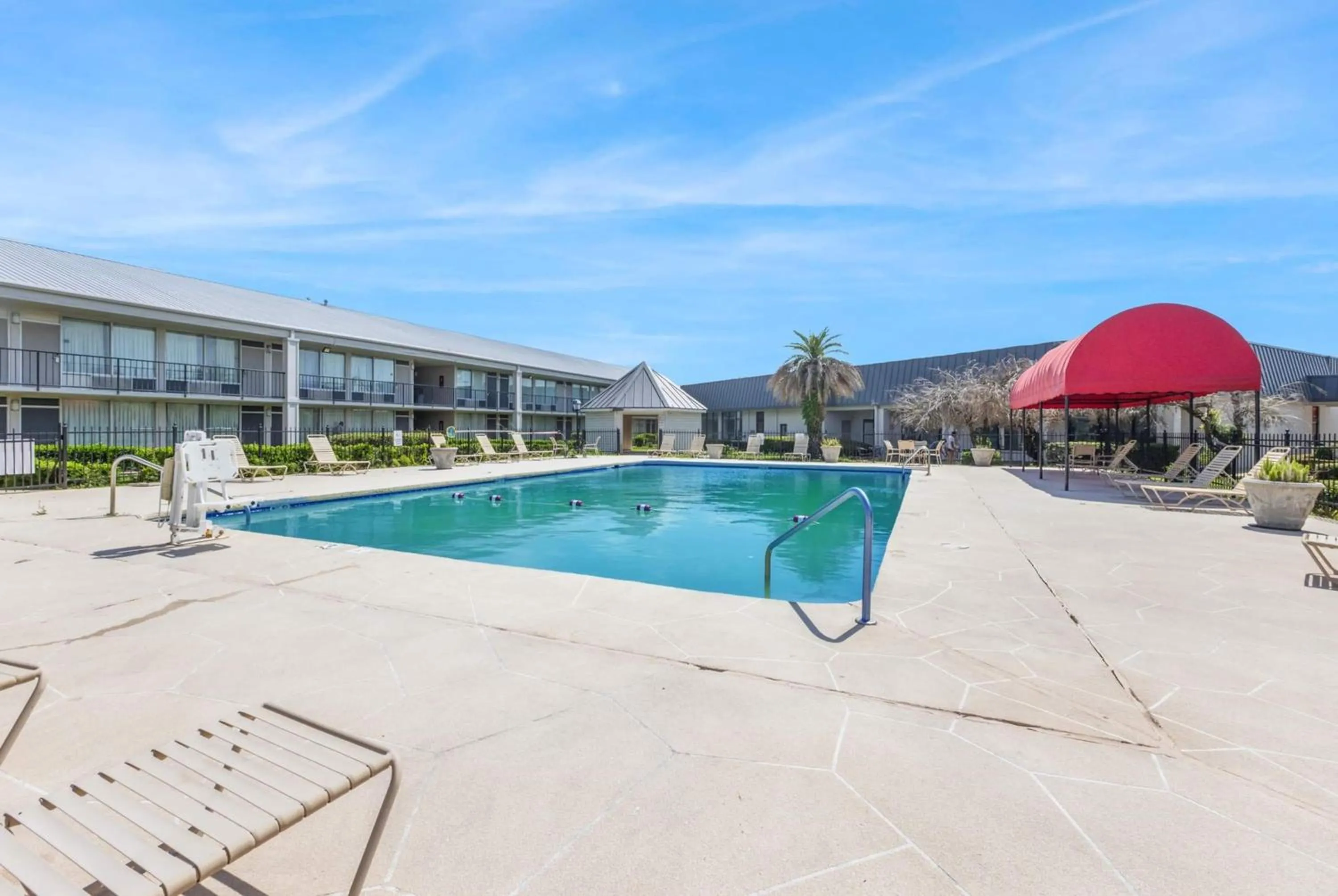 Pool view in Ramada by Wyndham Houma