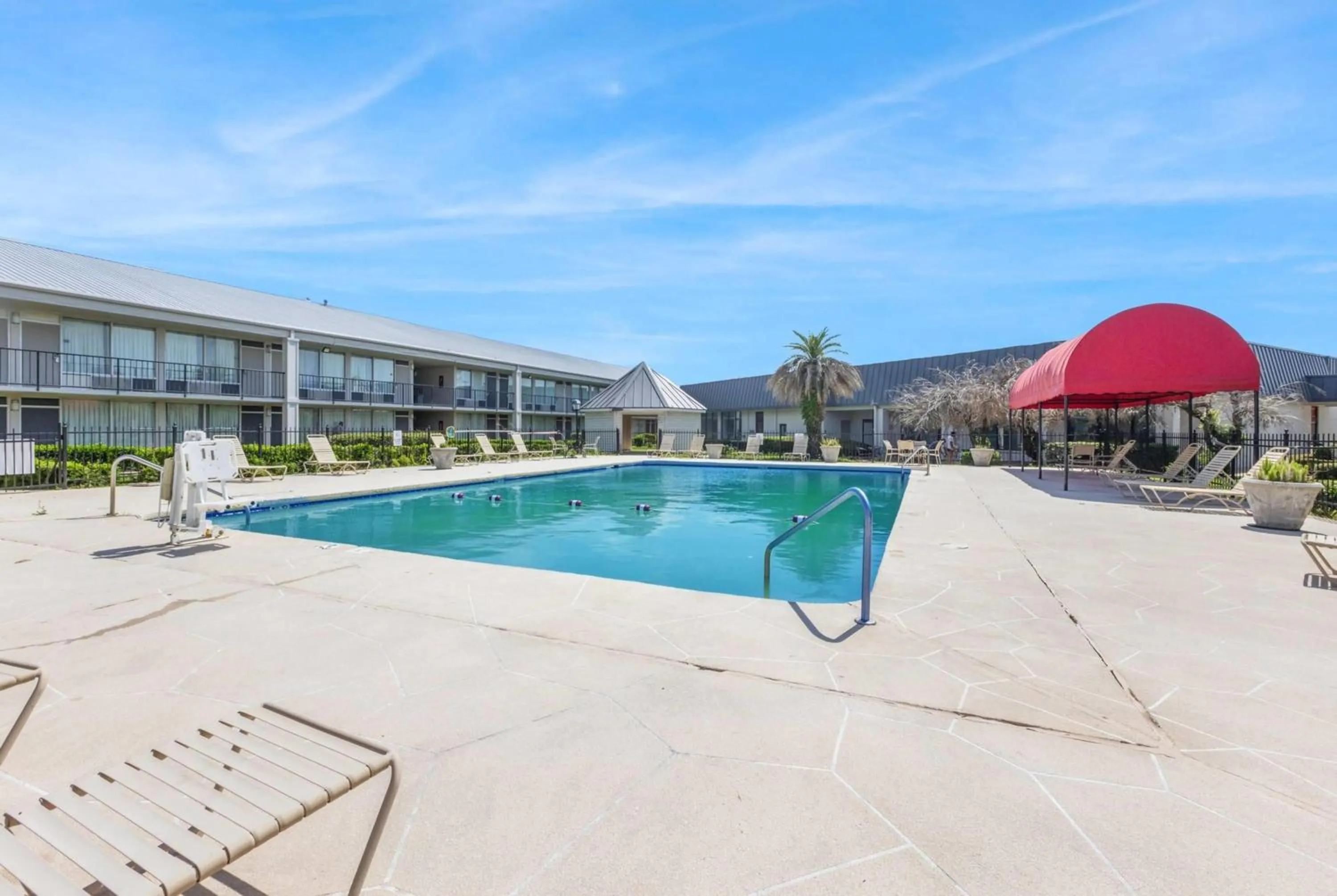Pool view in Ramada by Wyndham Houma