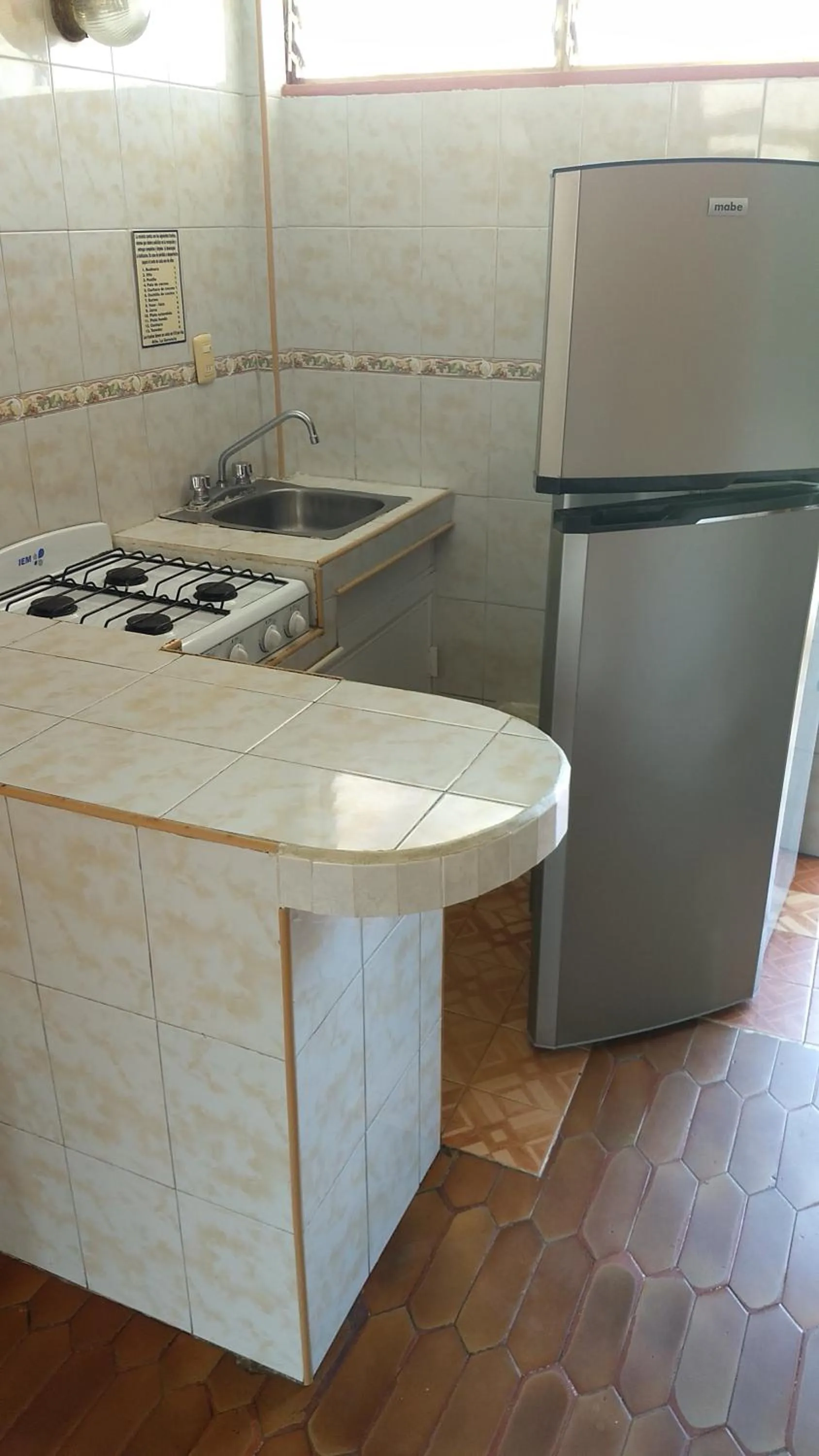 Kitchen or kitchenette in Hotel Olimar