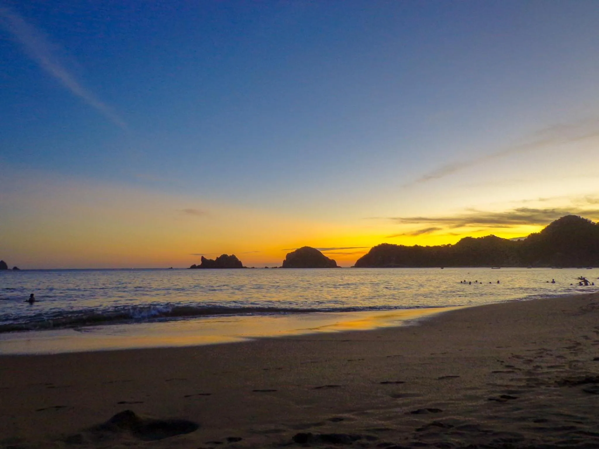 Beach in Bungalows Las Hamacas