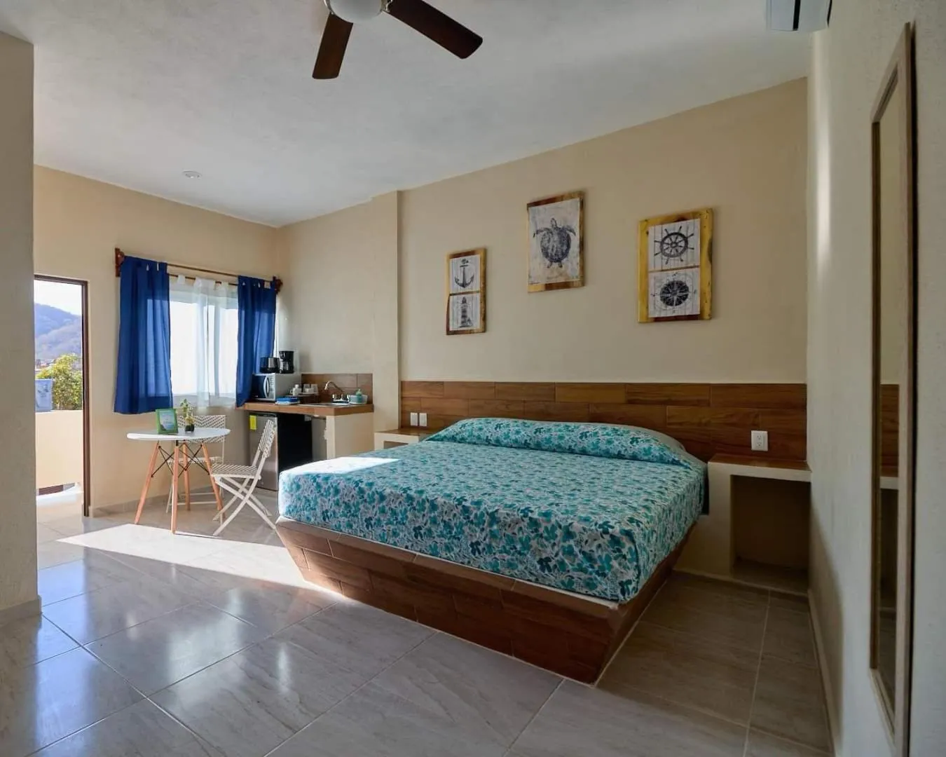 Bed in Bungalows Las Hamacas