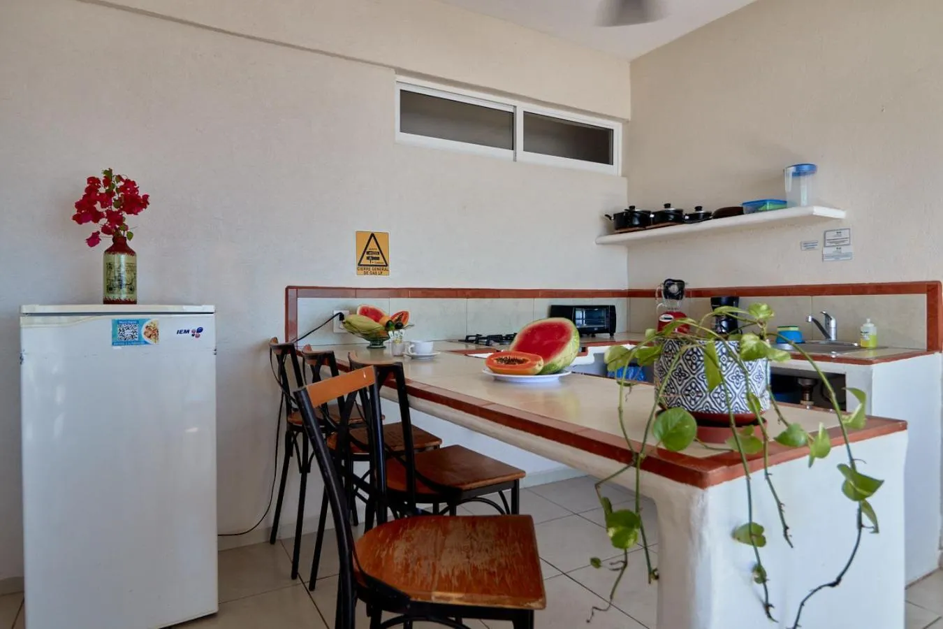 Dining area in Bungalows Las Hamacas