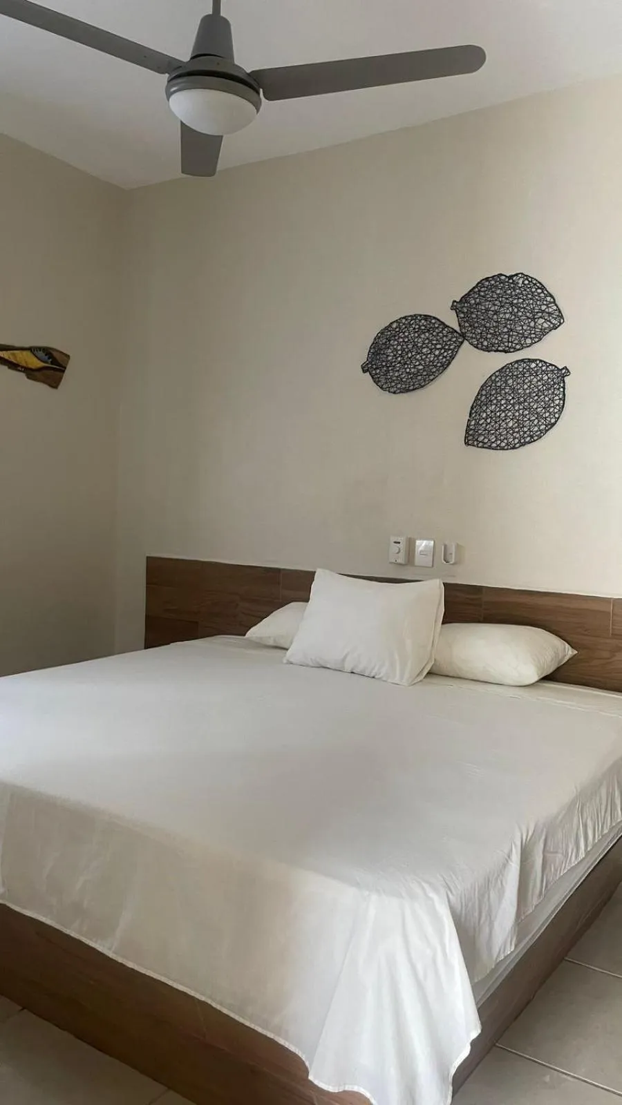 Bed in Bungalows Las Hamacas