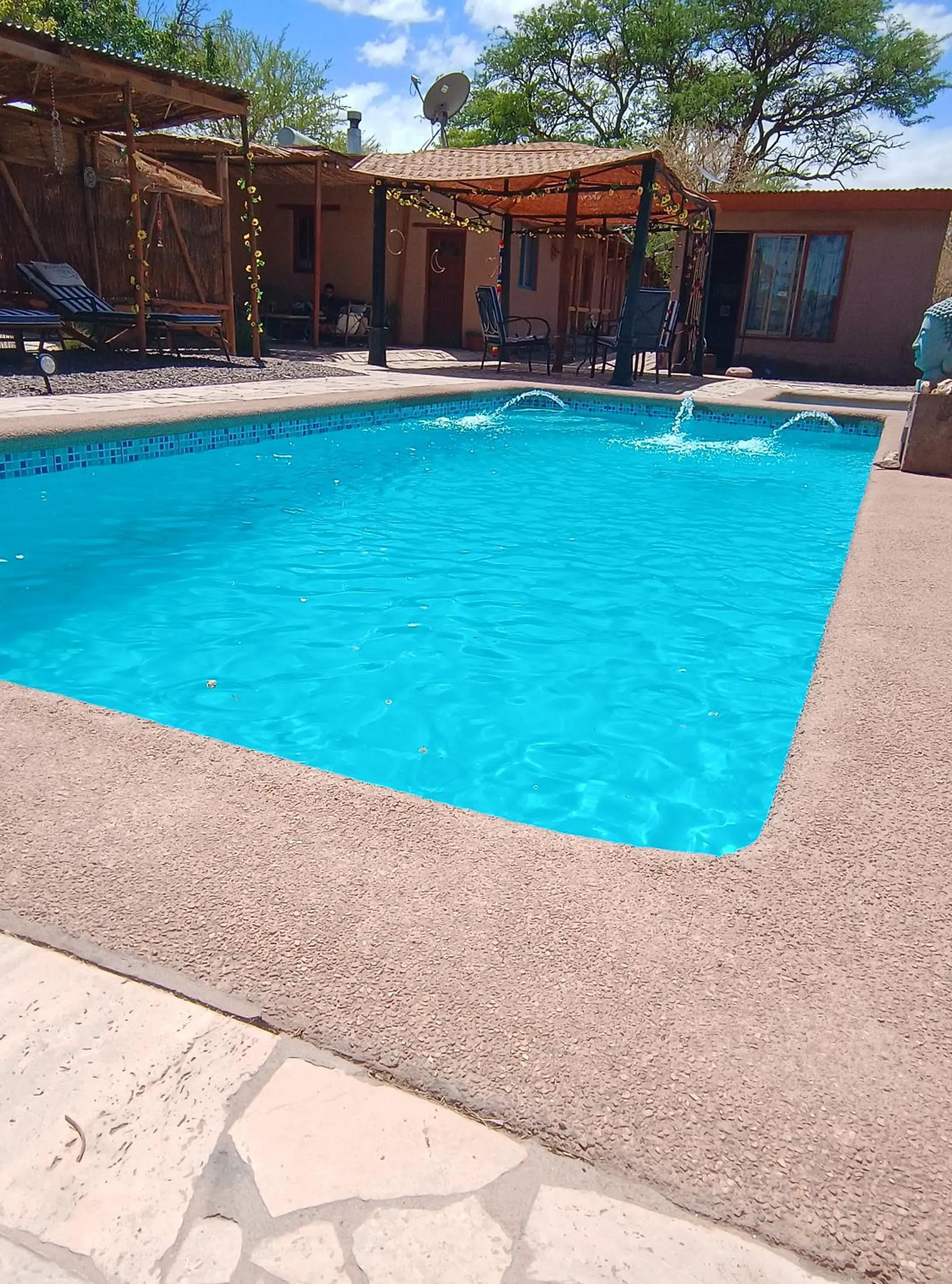 Swimming pool in Atacama Lodge Rukazen Rústico
