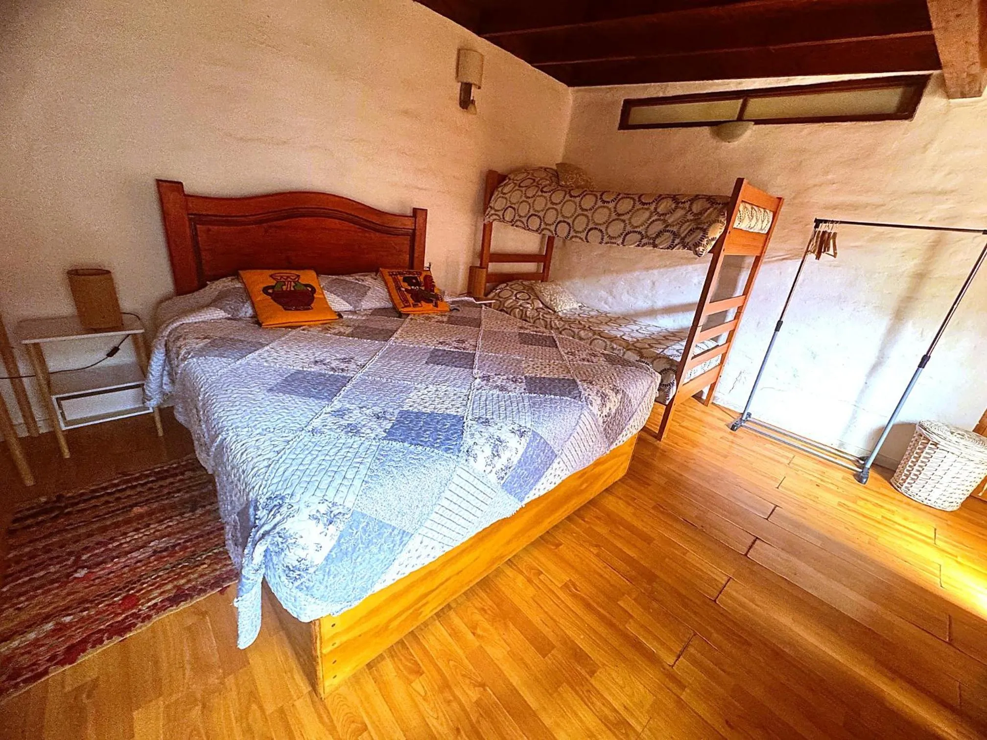 Bed in Atacama Lodge Rukazen Rústico