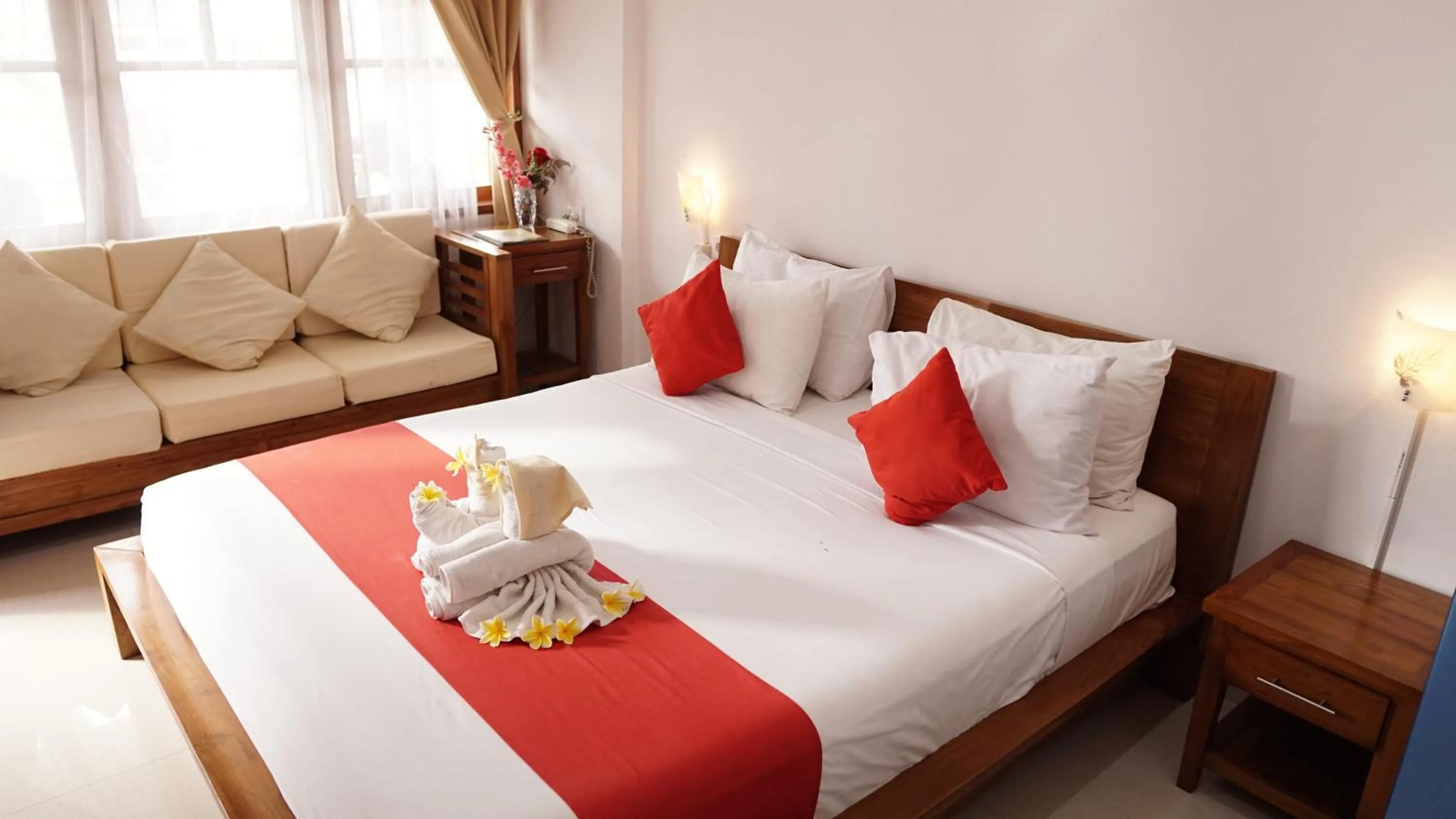 Bed in Grand Raka Homestay