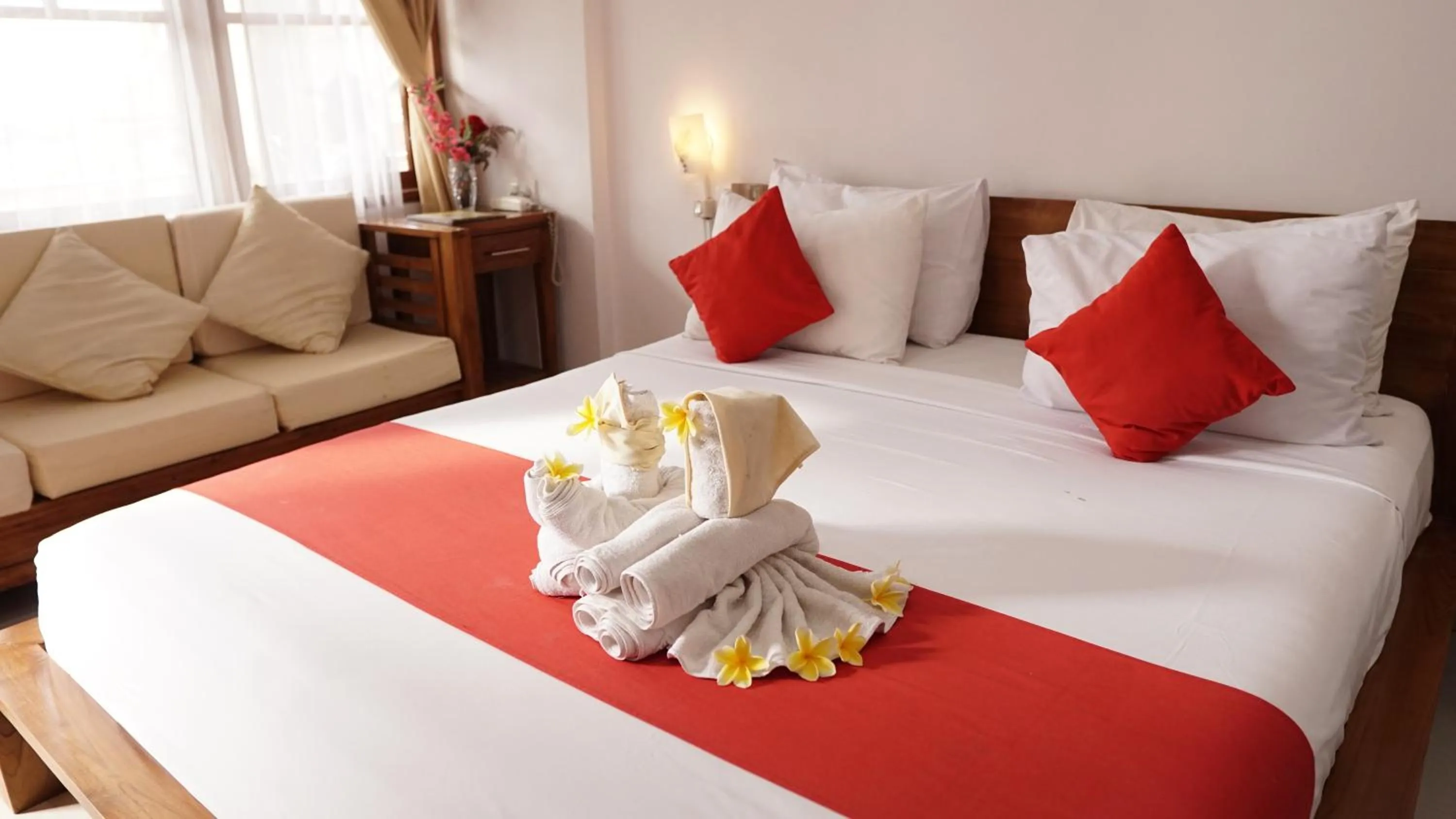 Bed in Grand Raka Homestay