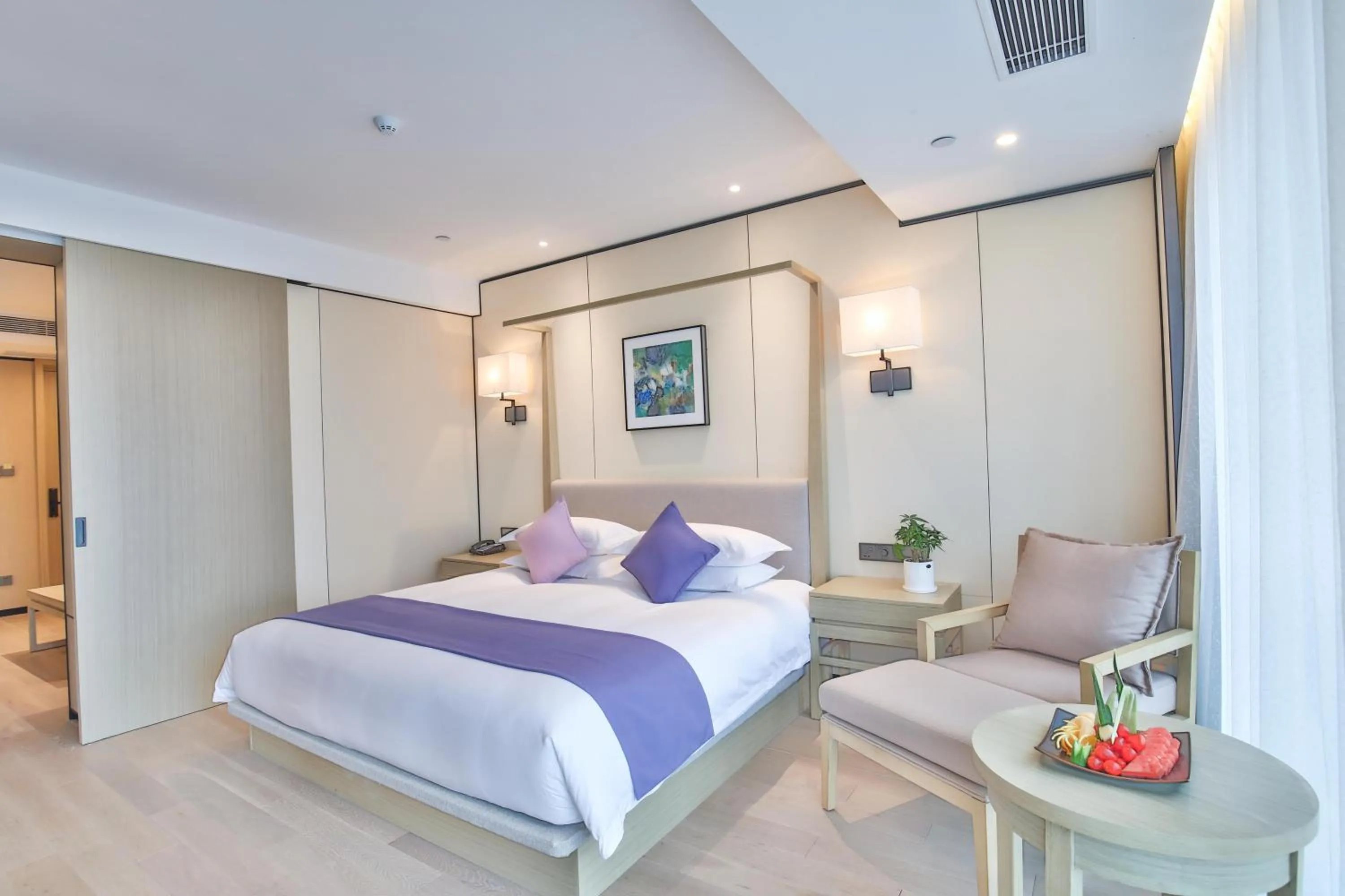 Bedroom, Bed in SSAW Boutique Hotel Wenzhou Jiushan Lake