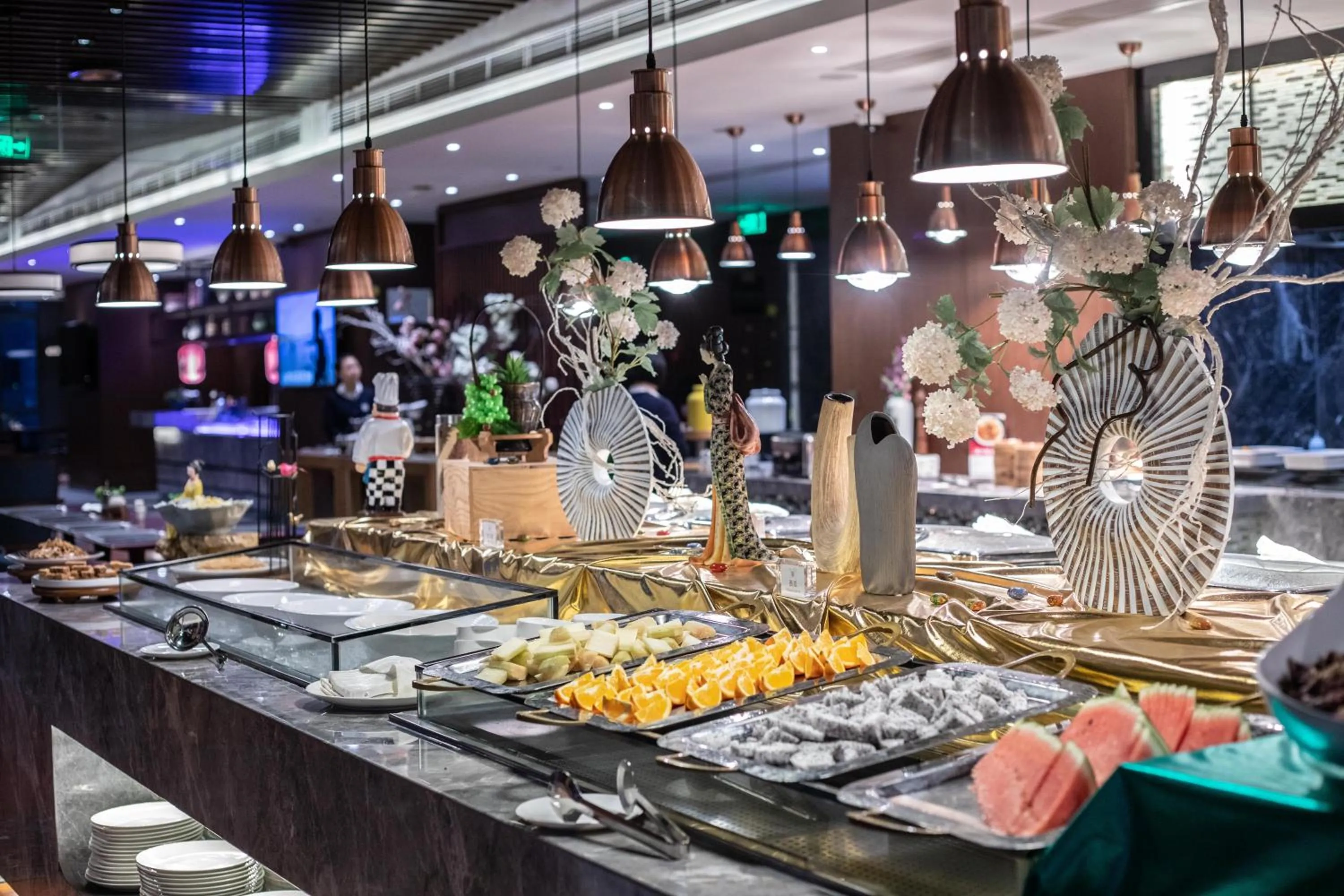 Restaurant/places to eat in SSAW Boutique Hotel Wenzhou Jiushan Lake