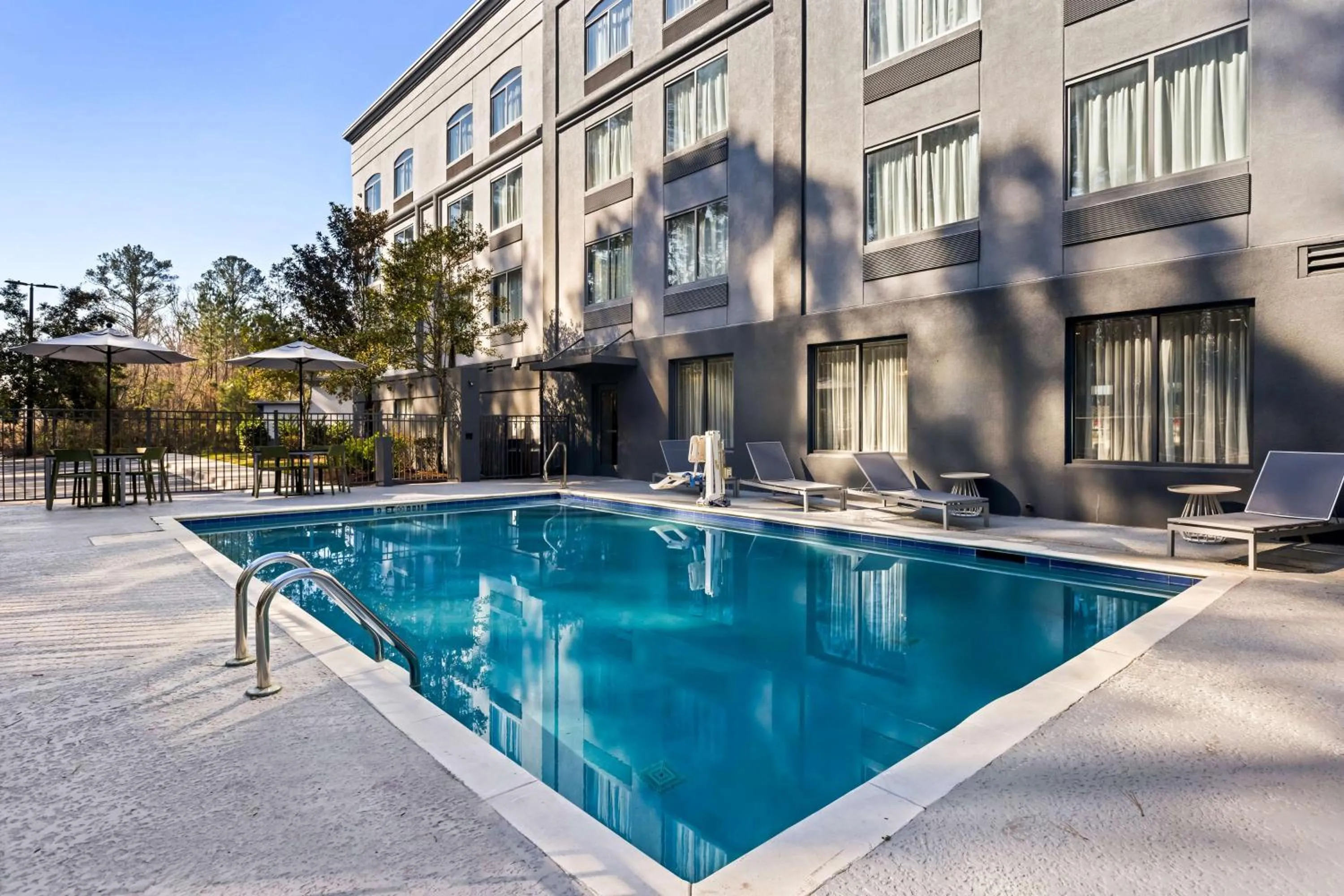 Pool view in Spark by Hilton Port Wentworth Savannah