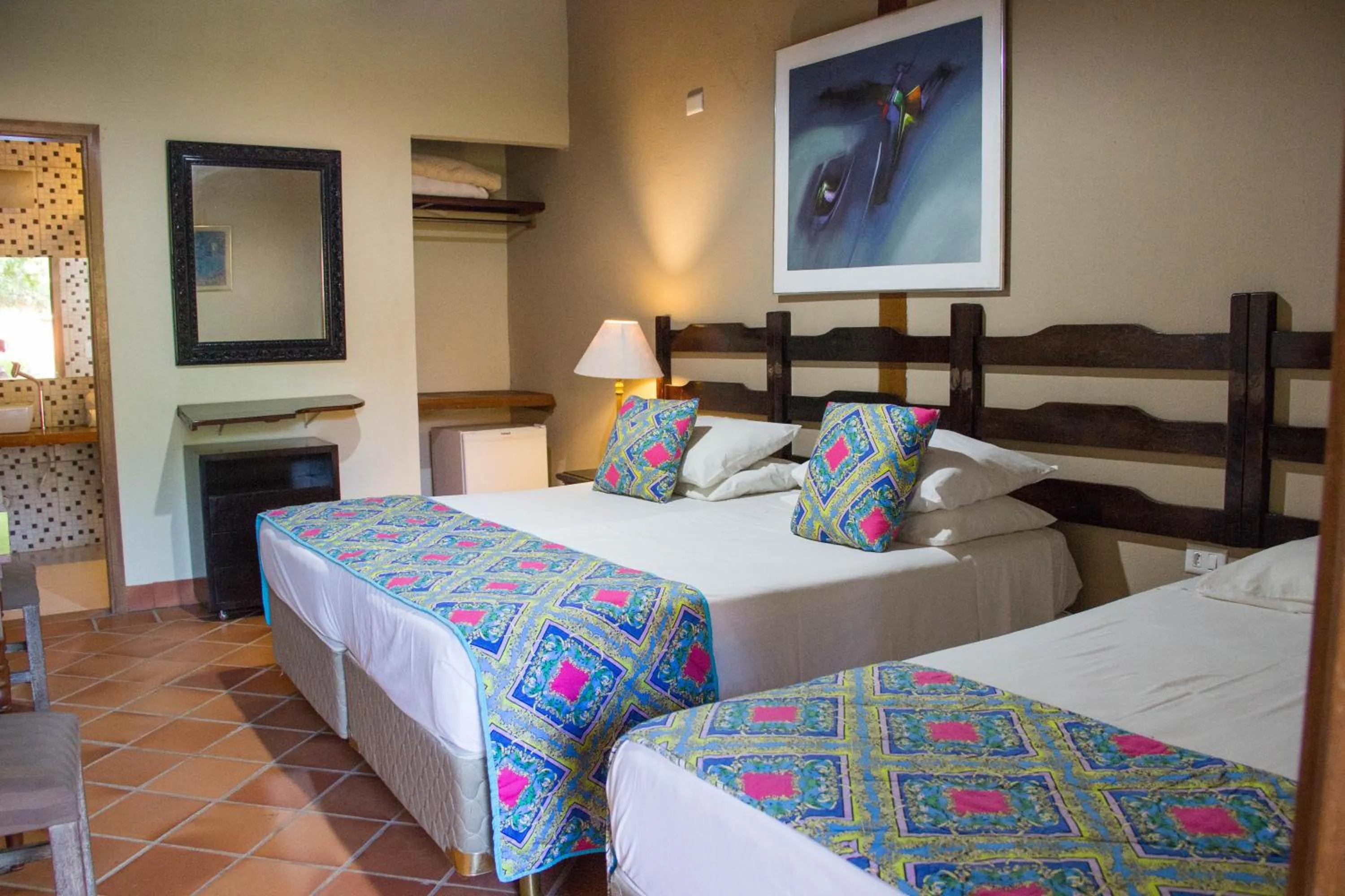 Bed in Eco Resort Foz do Marinheiro