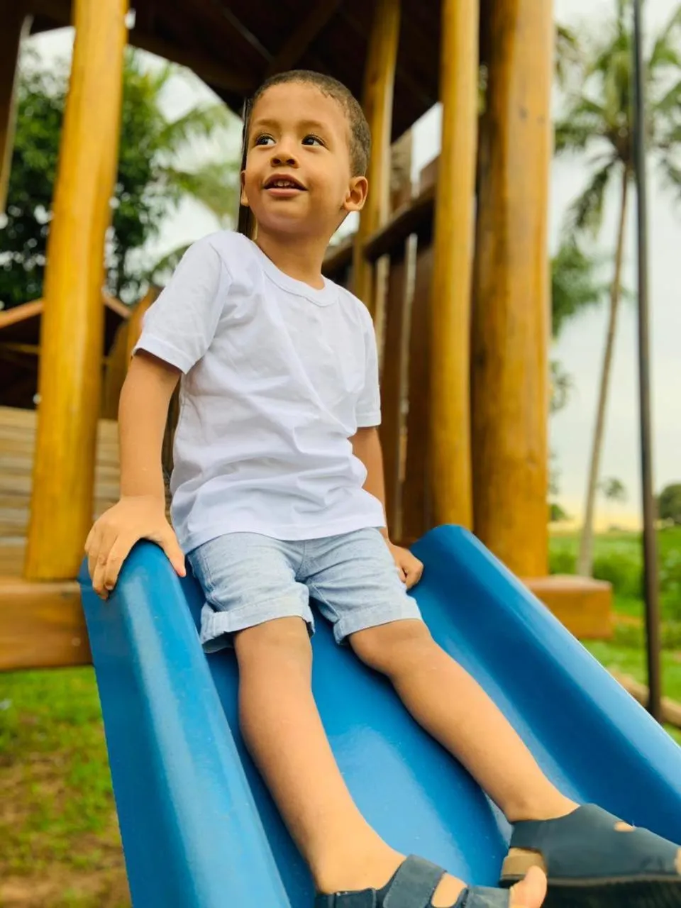 Children play ground in Eco Resort Foz do Marinheiro
