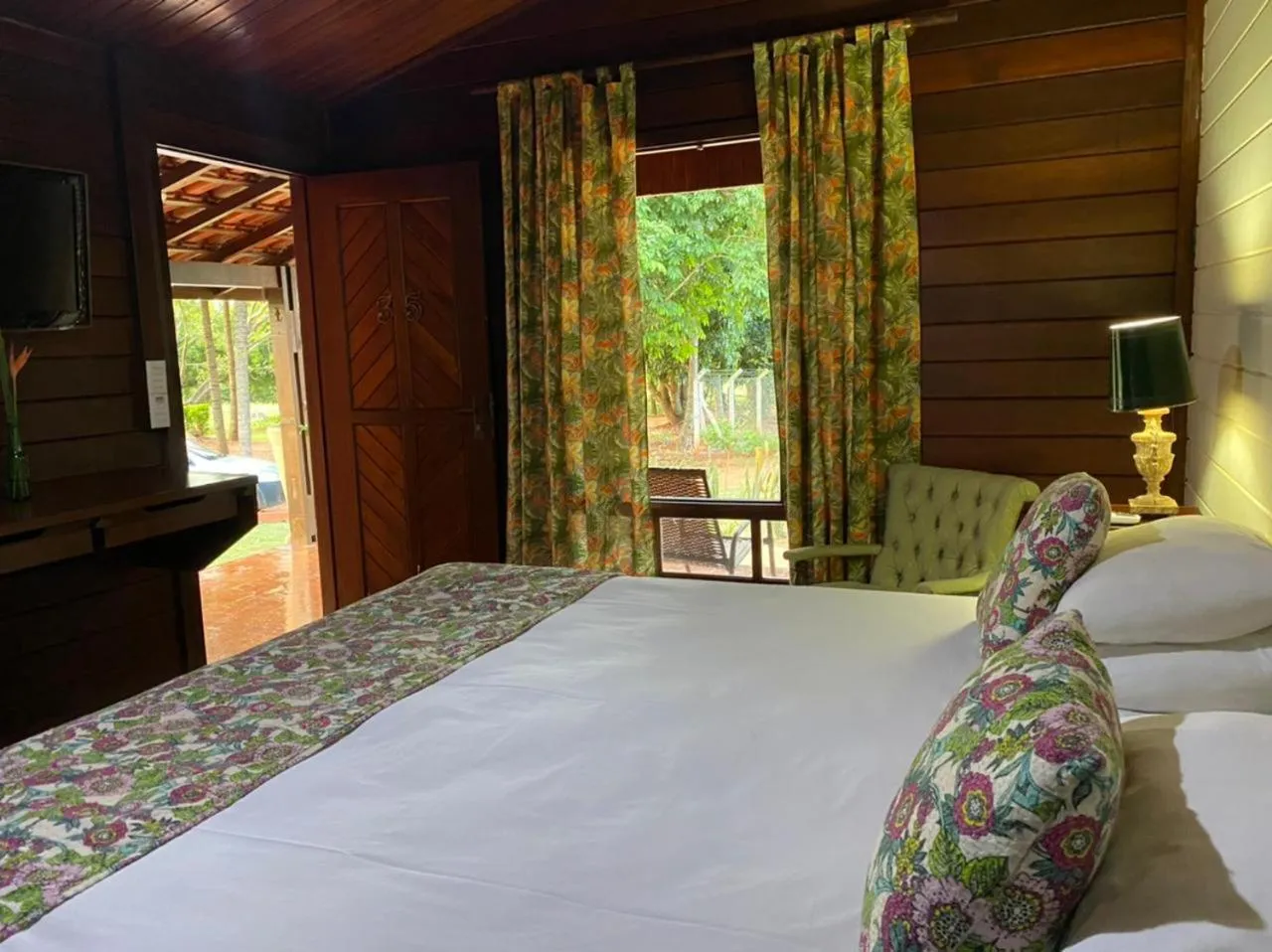 View (from property/room), Bed in Eco Resort Foz do Marinheiro