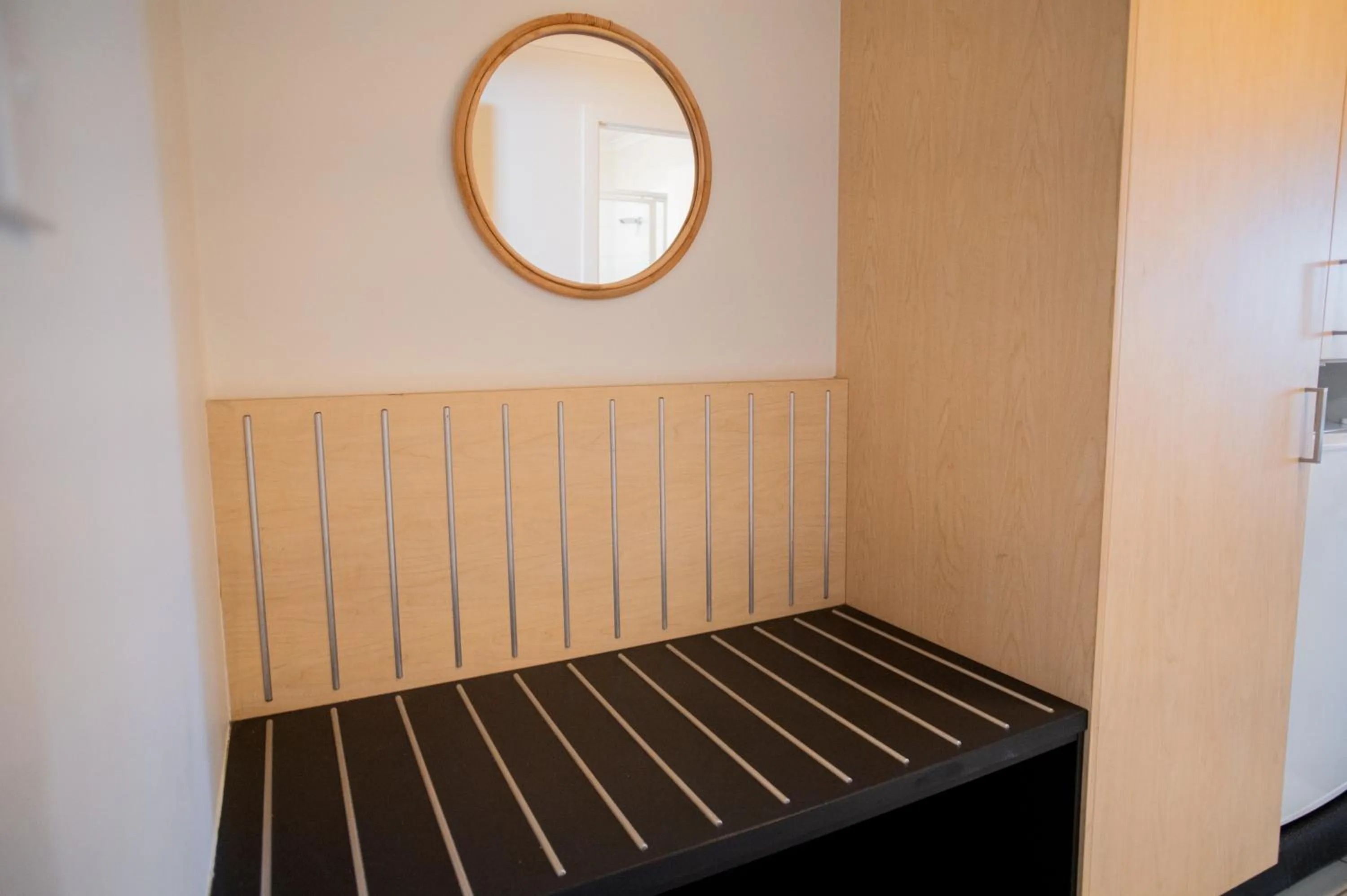 storage, Bed in Bribie Island Hotel