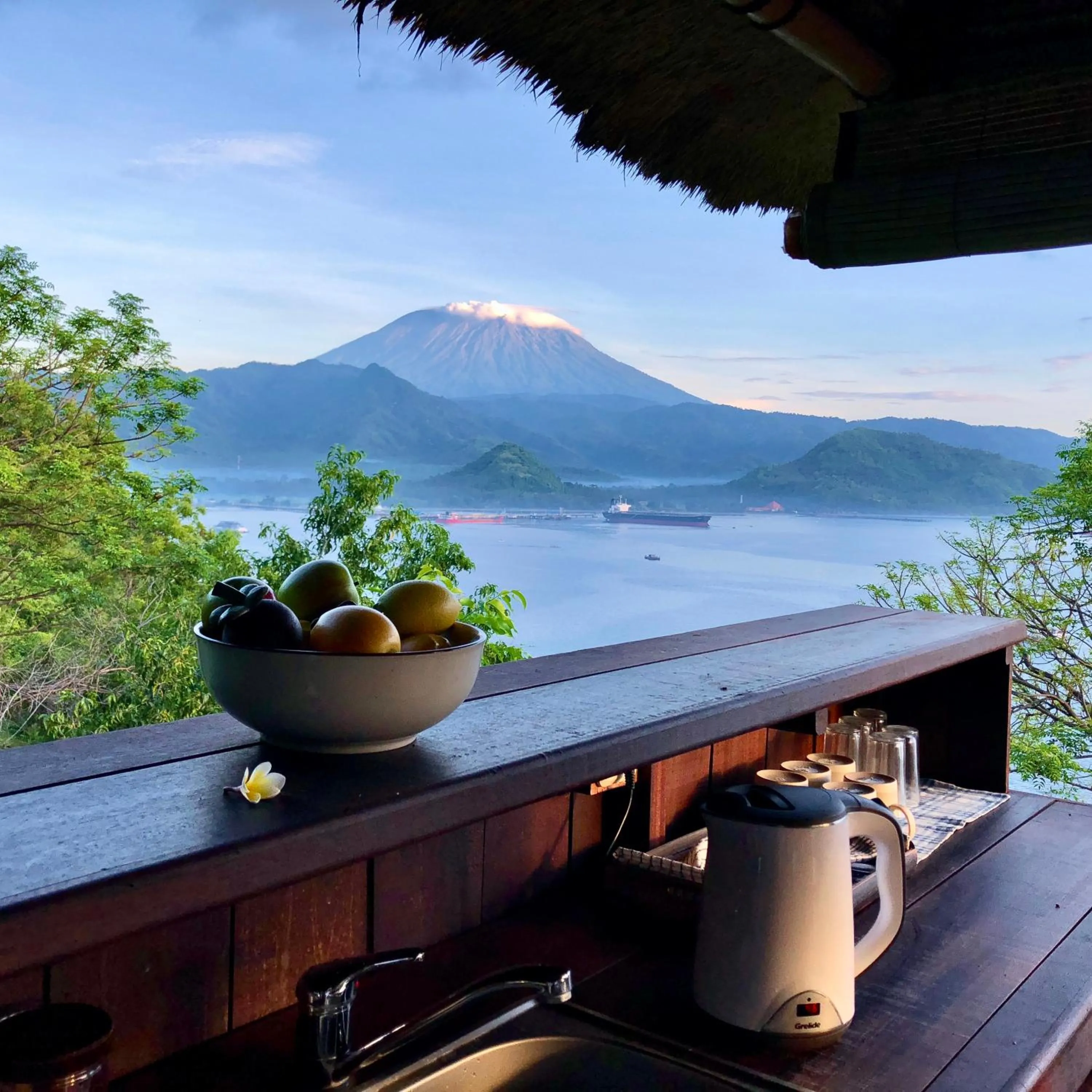 Kitchen or kitchenette in Bloo Lagoon Eco Village
