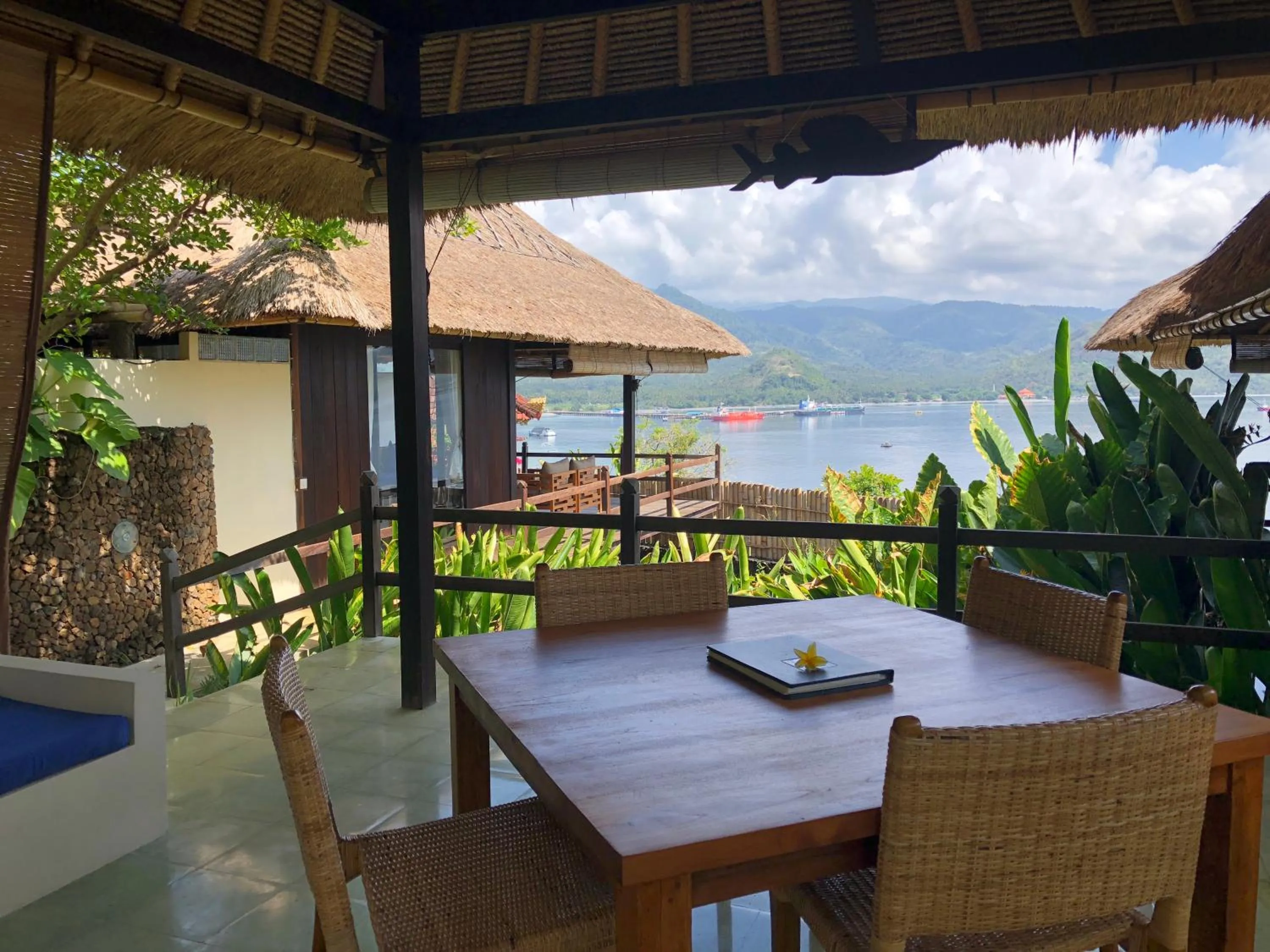Dining area in Bloo Lagoon Eco Village