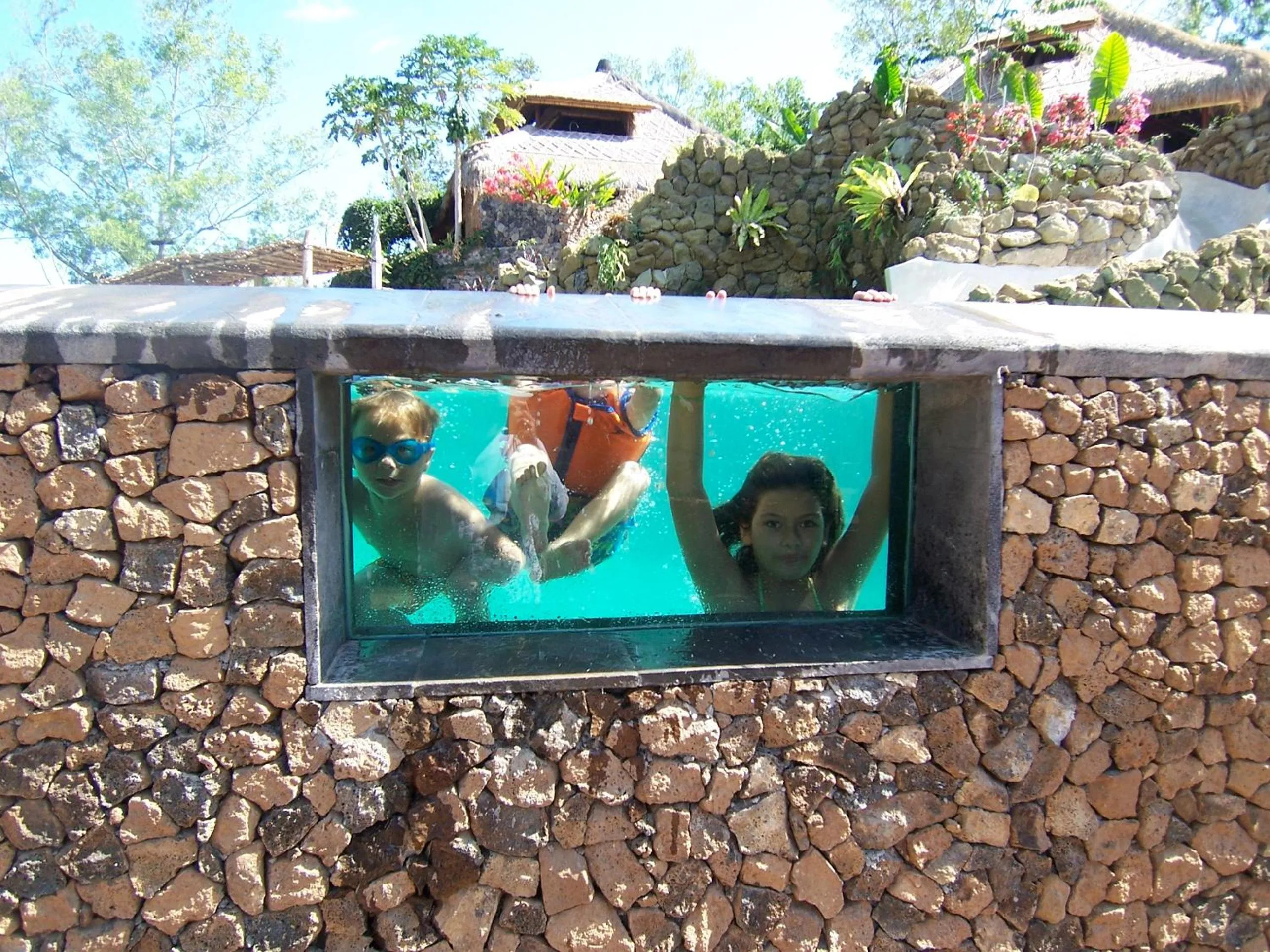 People in Bloo Lagoon Eco Village