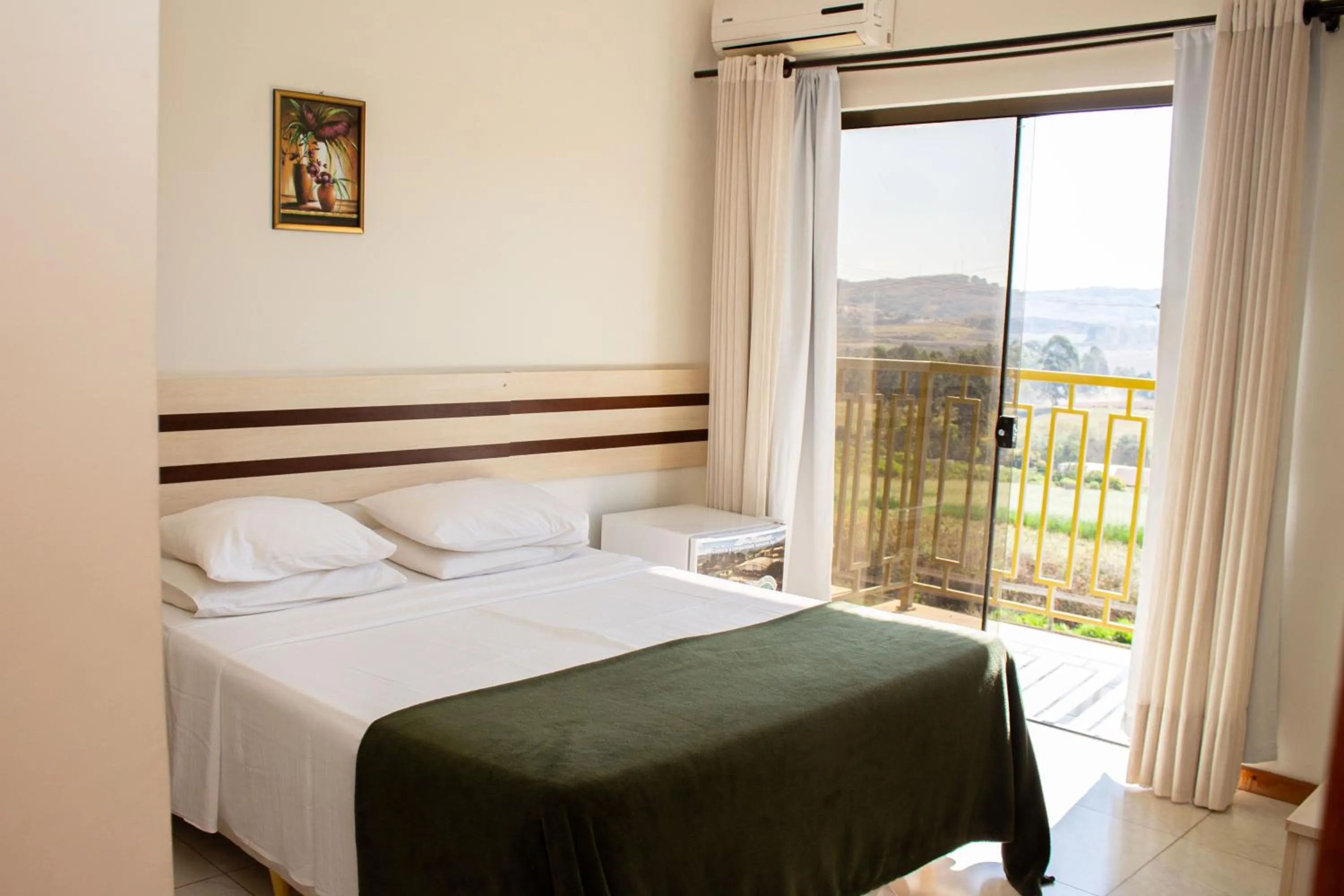 Bed in Hotel Fazenda Poços de Caldas