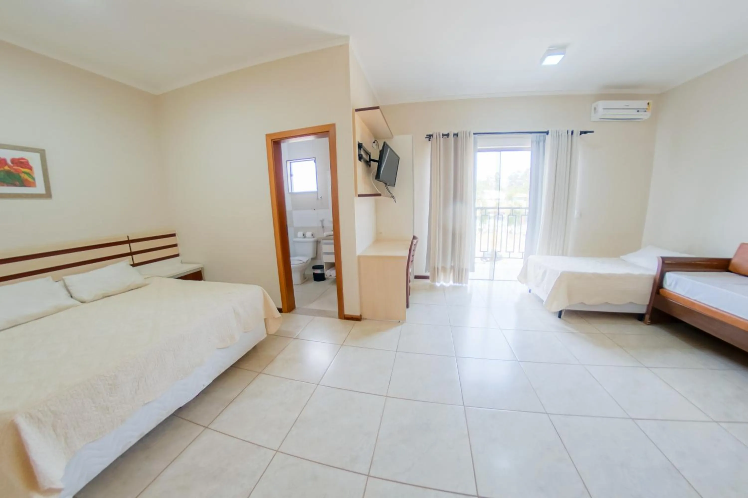 Bed in Hotel Fazenda Poços de Caldas