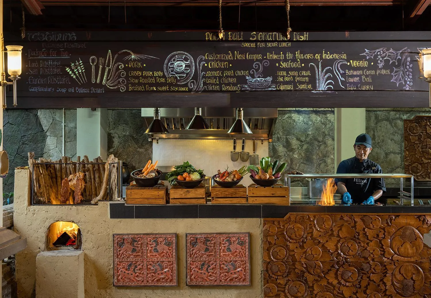 Restaurant/places to eat in Hilton Bali Resort