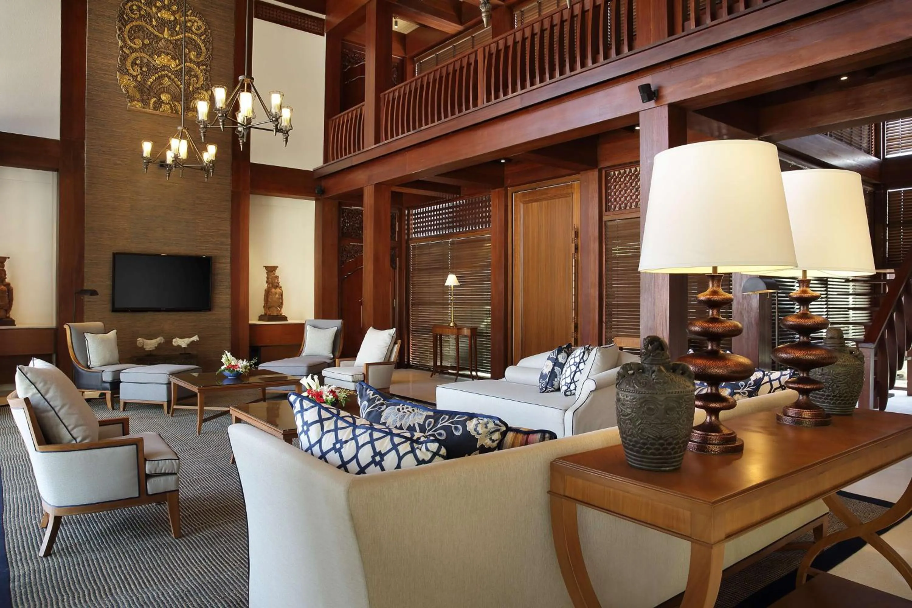 Living room in Hilton Bali Resort