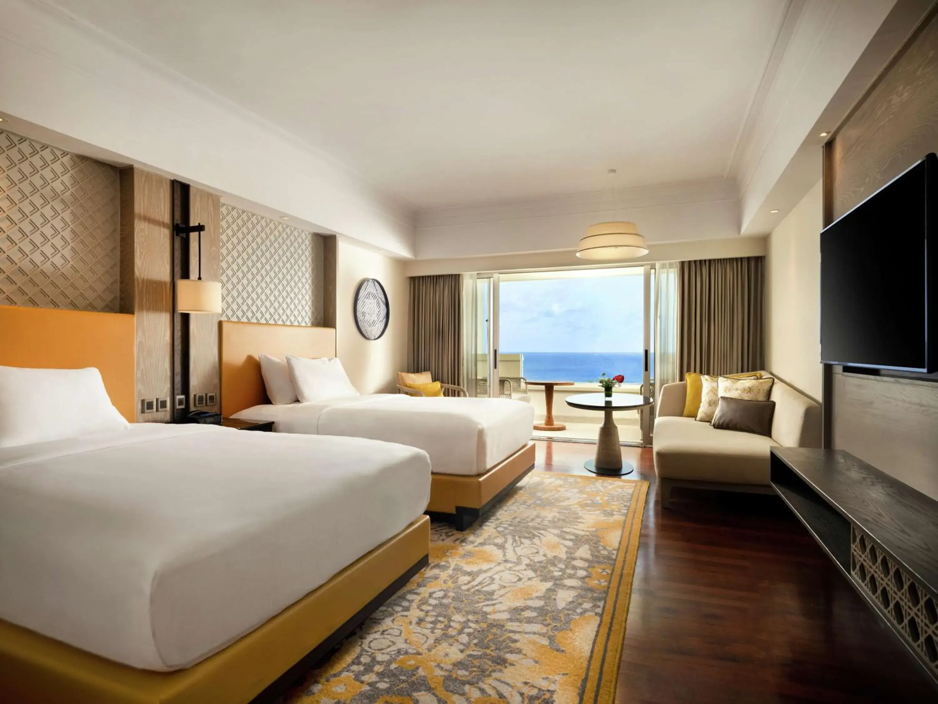 Executive Twin Room with Ocean View in Hilton Bali Resort Executive Twin Room with Ocean View in Hilton Bali Resort