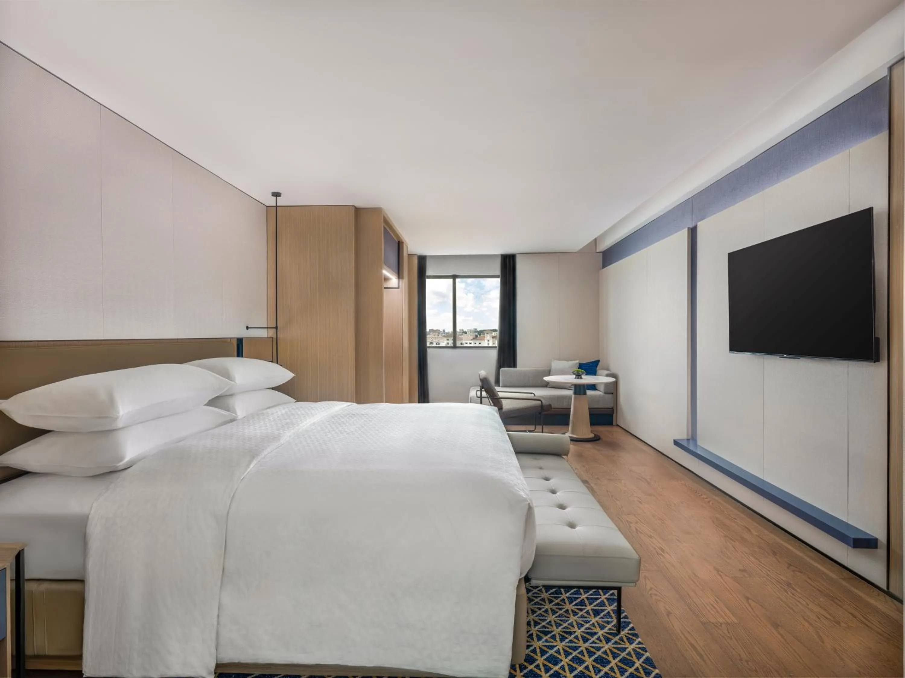 Bedroom, Bed in Four Points by Sheraton Yangjiang City Center