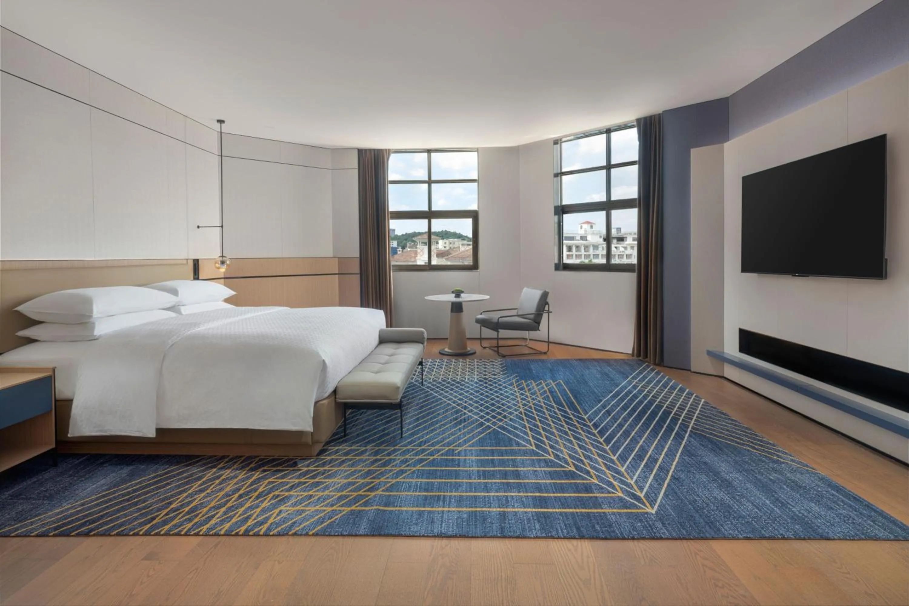 Bedroom, Bed in Four Points by Sheraton Yangjiang City Center