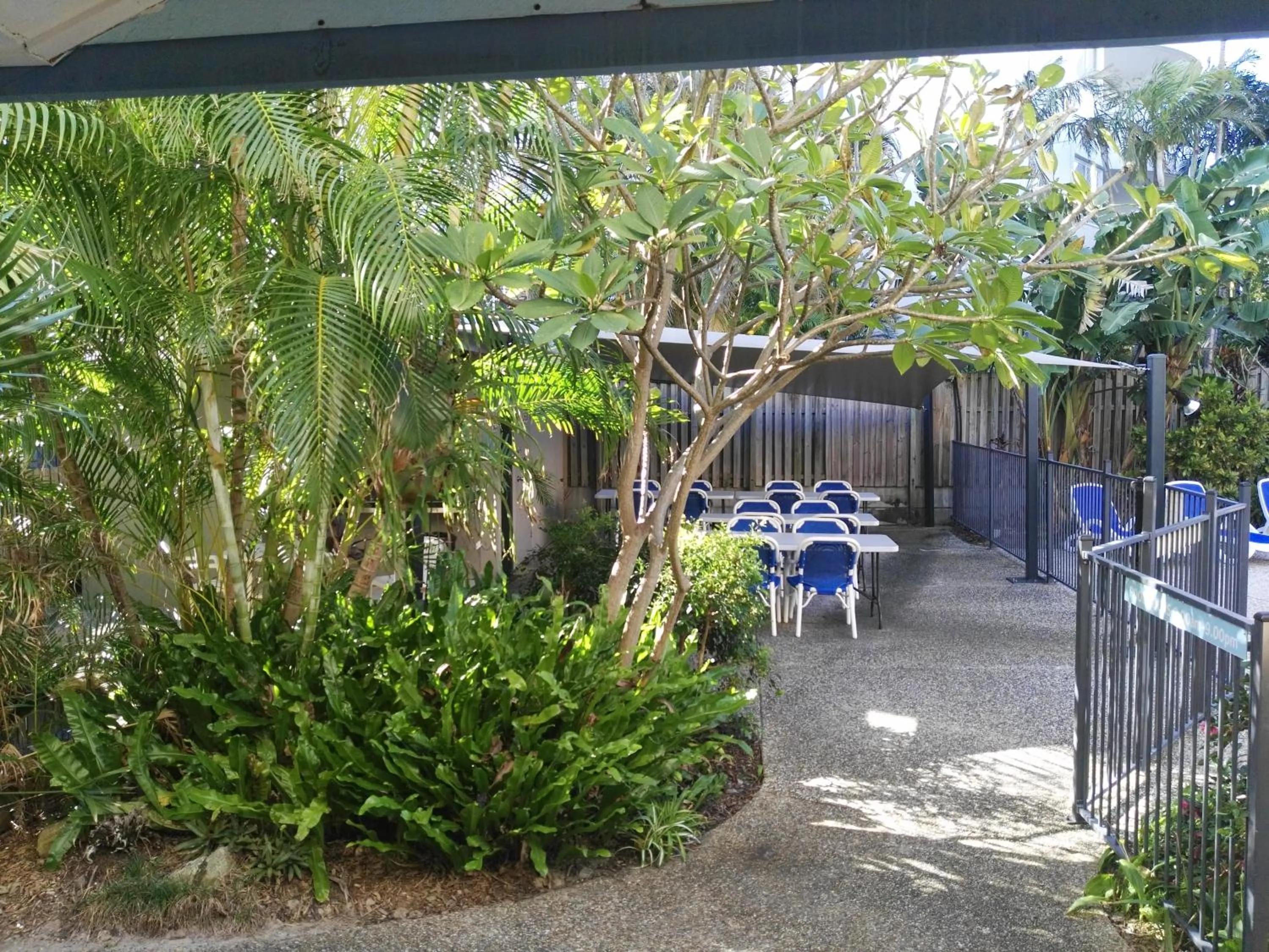 Garden in Surfers Beach Holiday Apartments