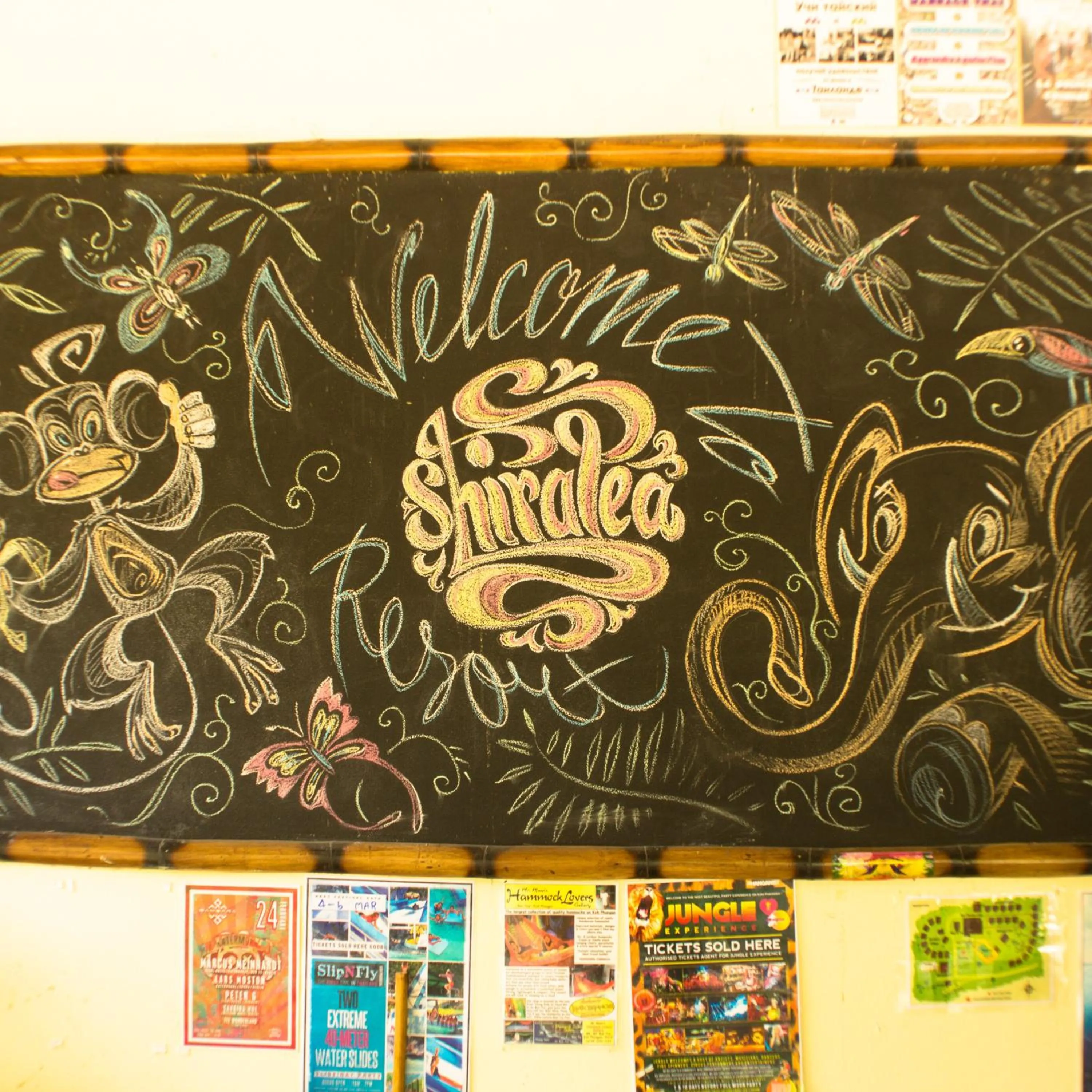 Logo/Certificate/Sign in Shiralea Resort