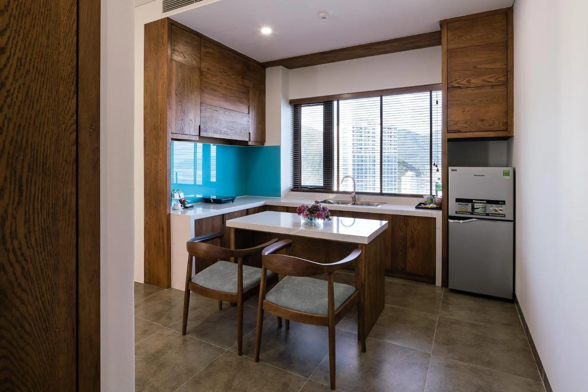 Kitchen or kitchenette in Joy Trip Hotel & Spa Nha Trang