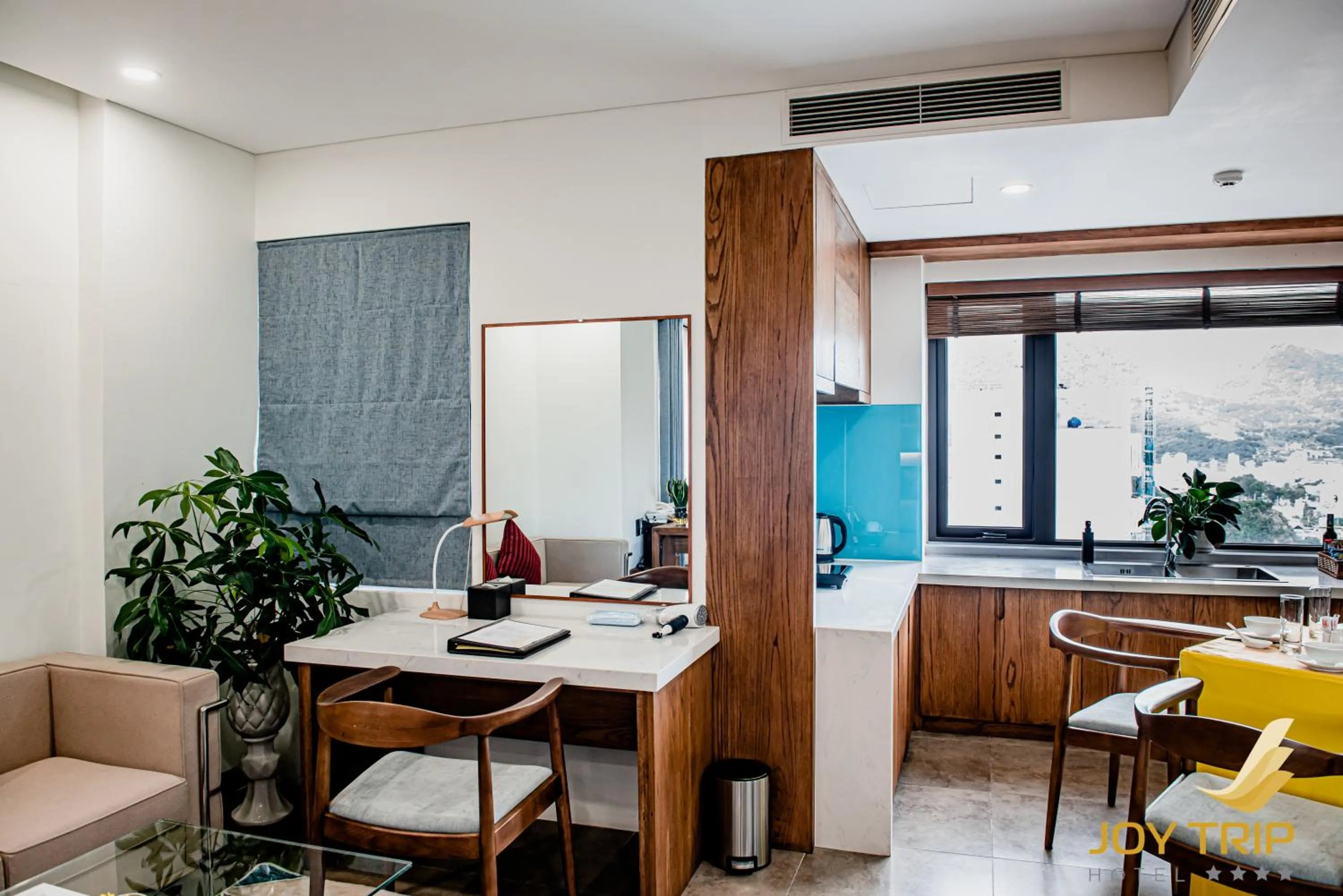 Kitchen or kitchenette in Joy Trip Hotel & Spa Nha Trang