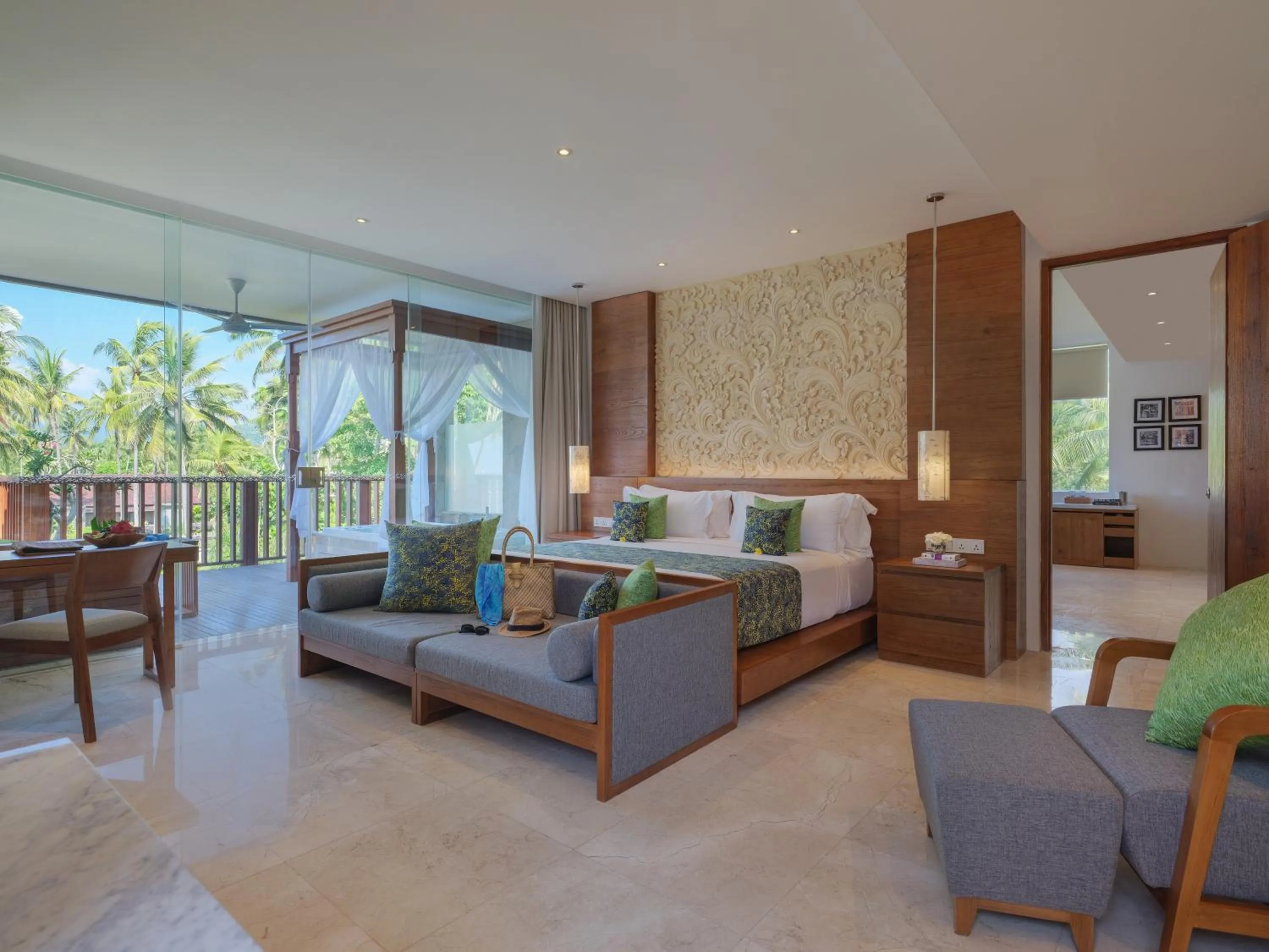 Bed in Candi Beach Resort & Spa