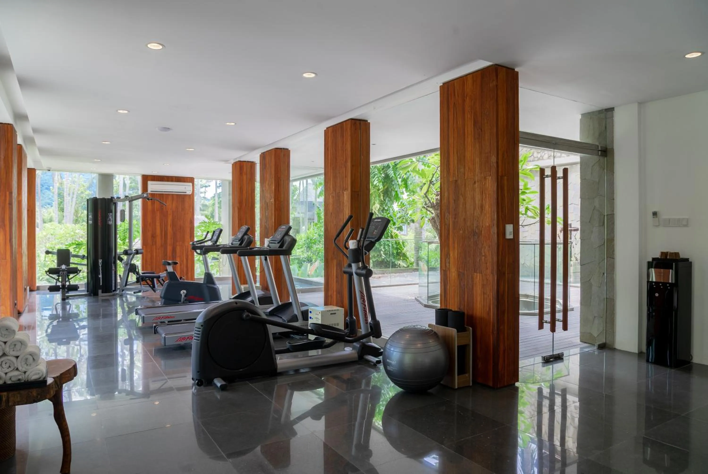 Fitness centre/facilities in Candi Beach Resort & Spa