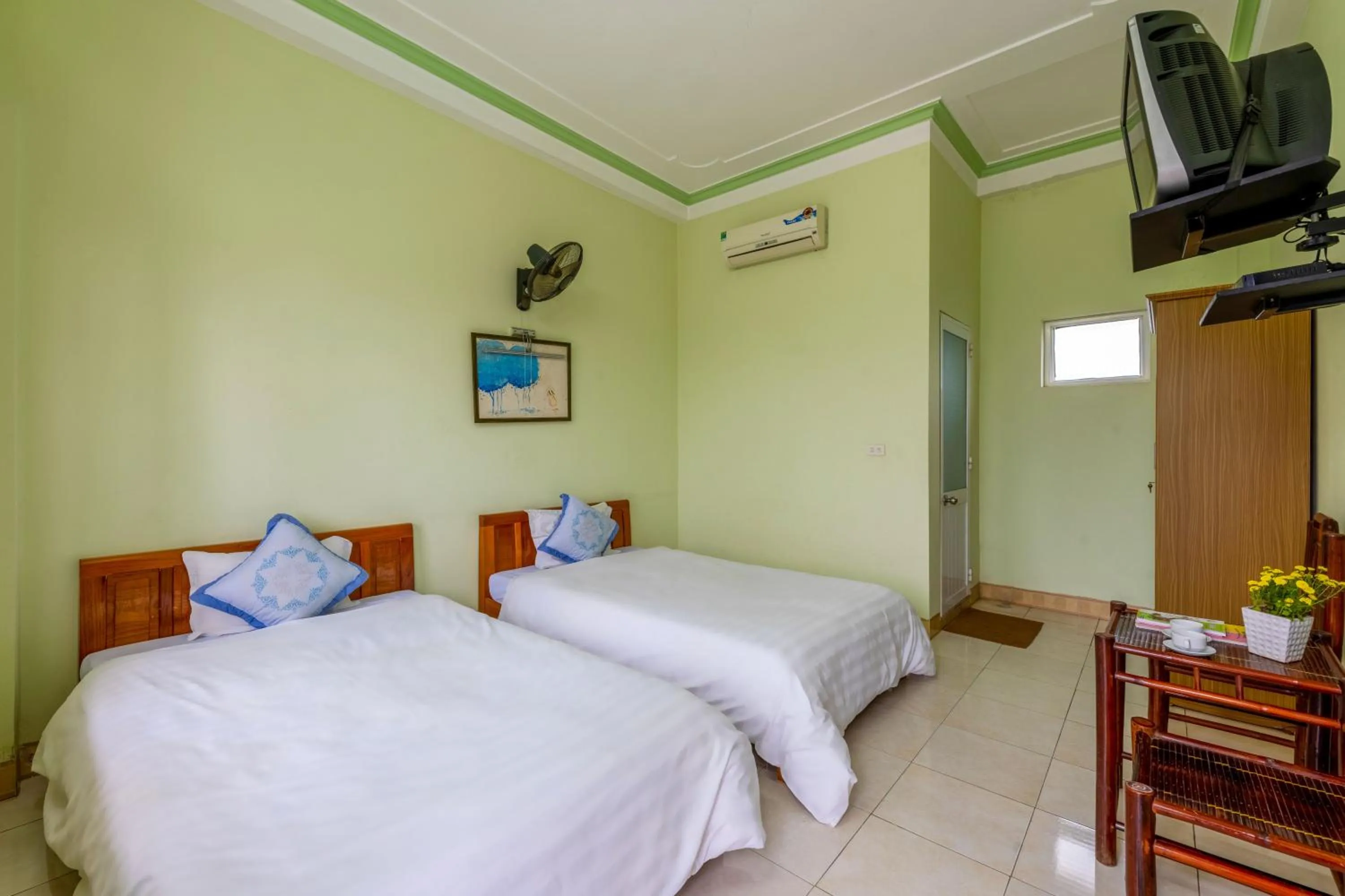 Bed in Gia Nguyen Hotel