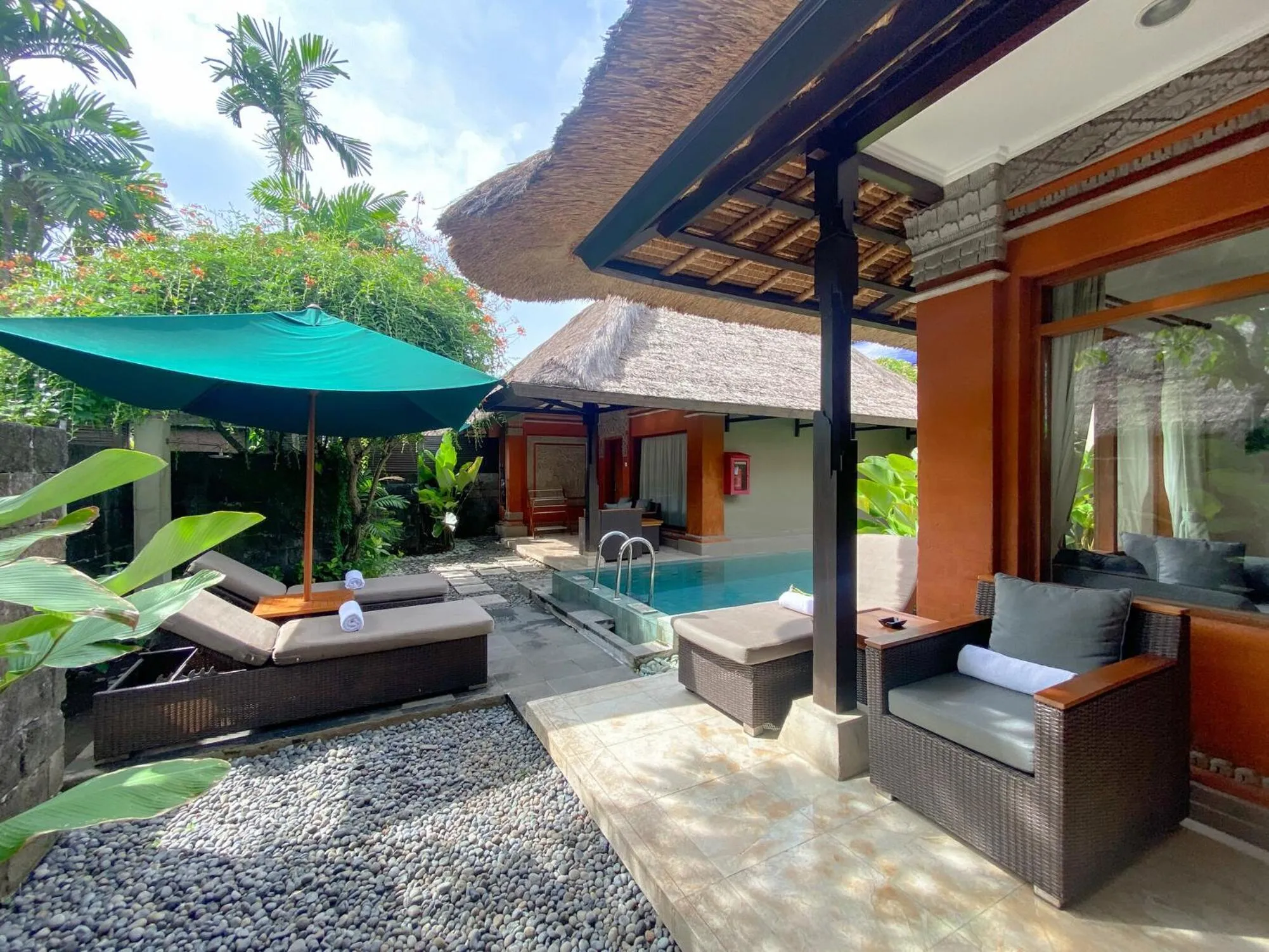 Balcony/Terrace in Legian Beach Hotel