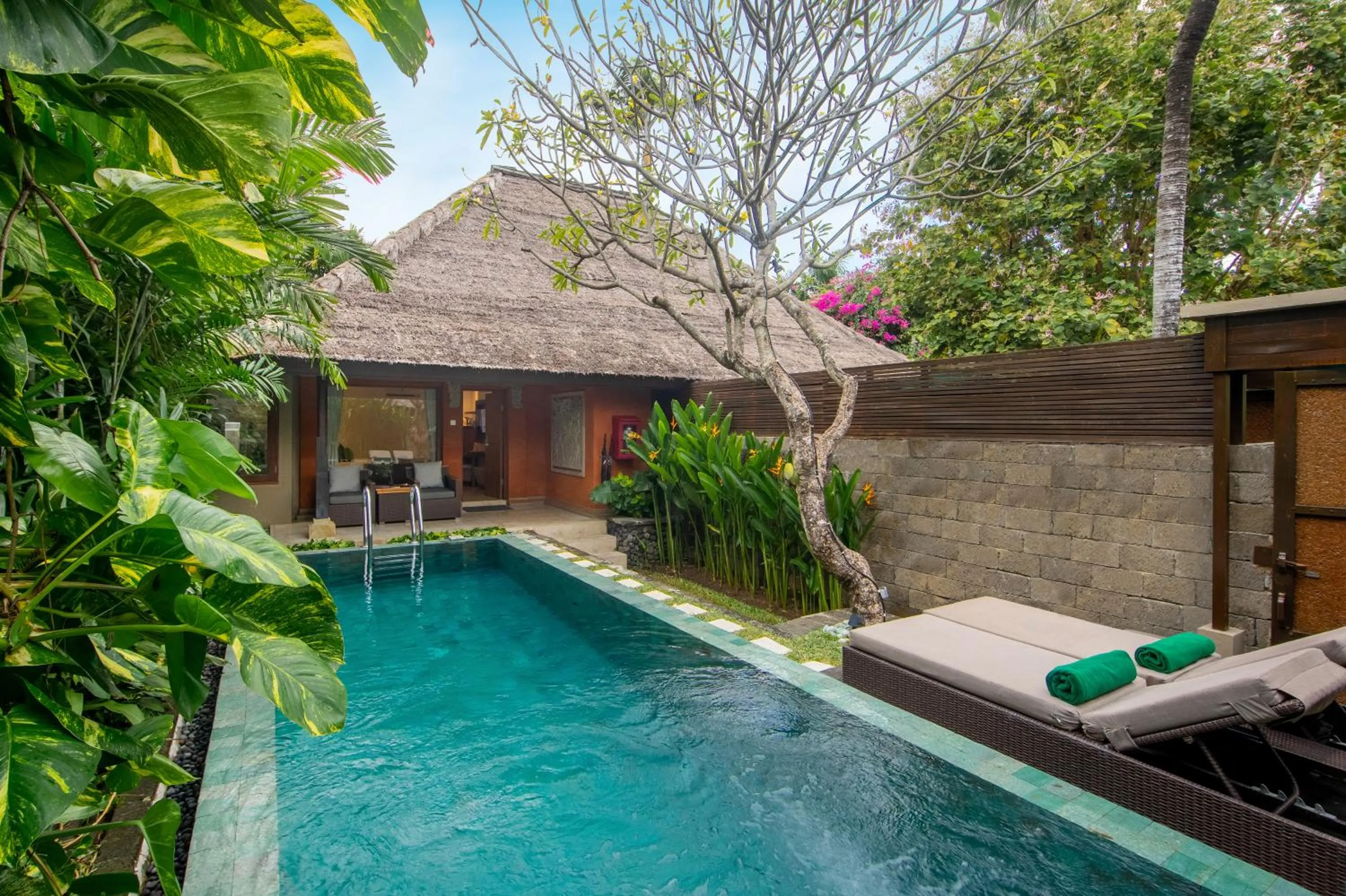 Patio in Legian Beach Hotel