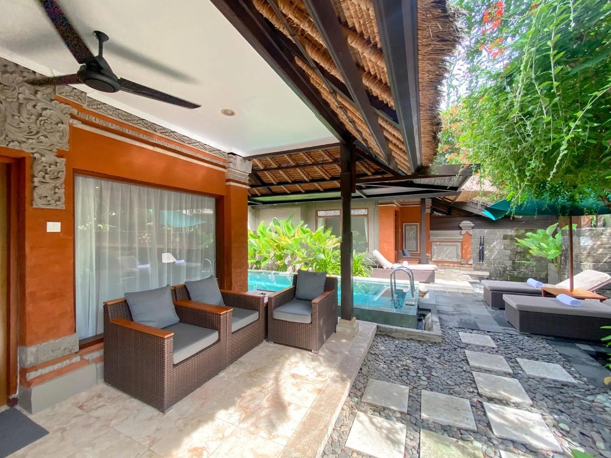 Balcony/Terrace in Legian Beach Hotel