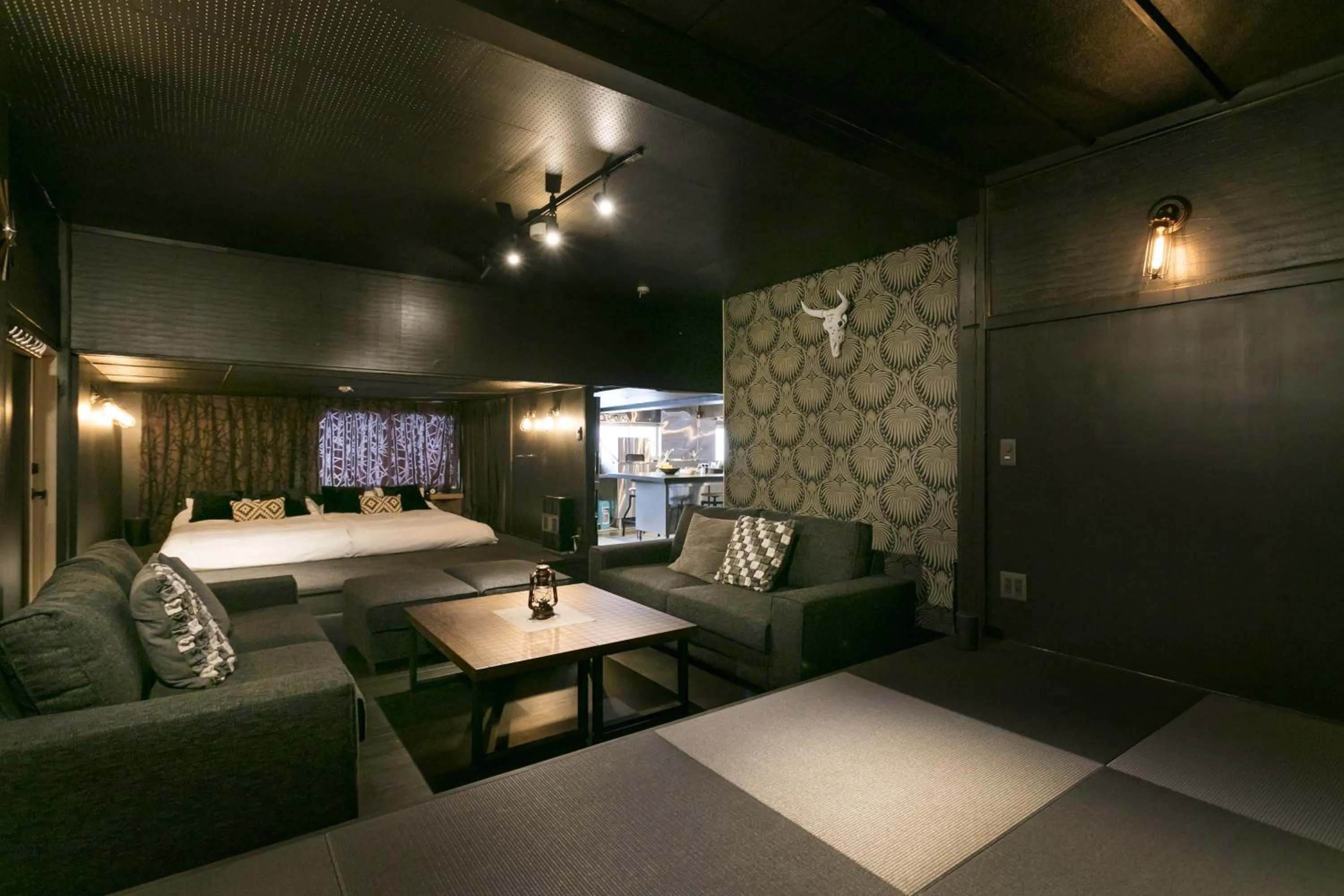 Living room, Bed in Hakuba Hatago Maruhachi