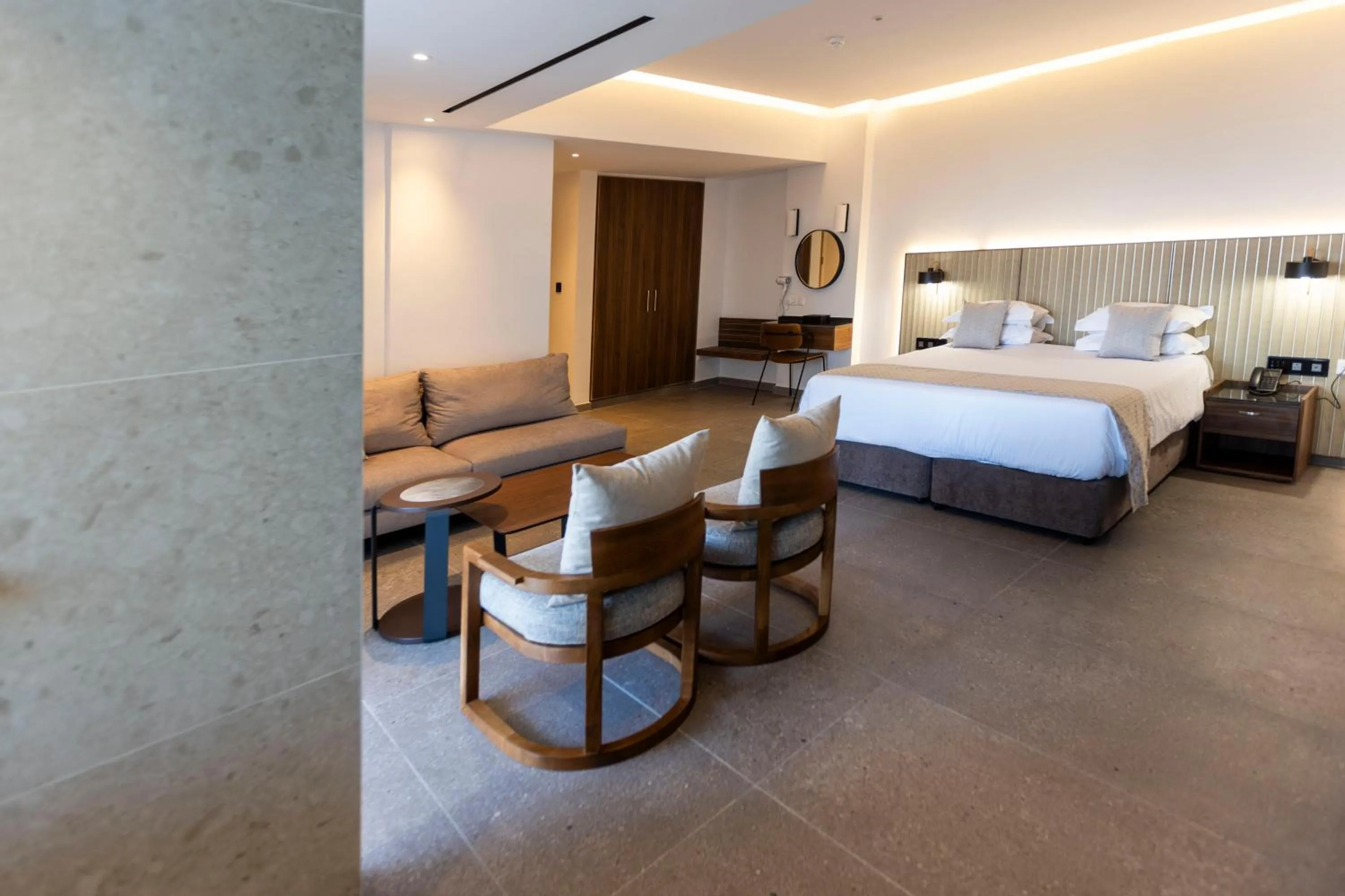 Bed in Sofianna Resort & Spa