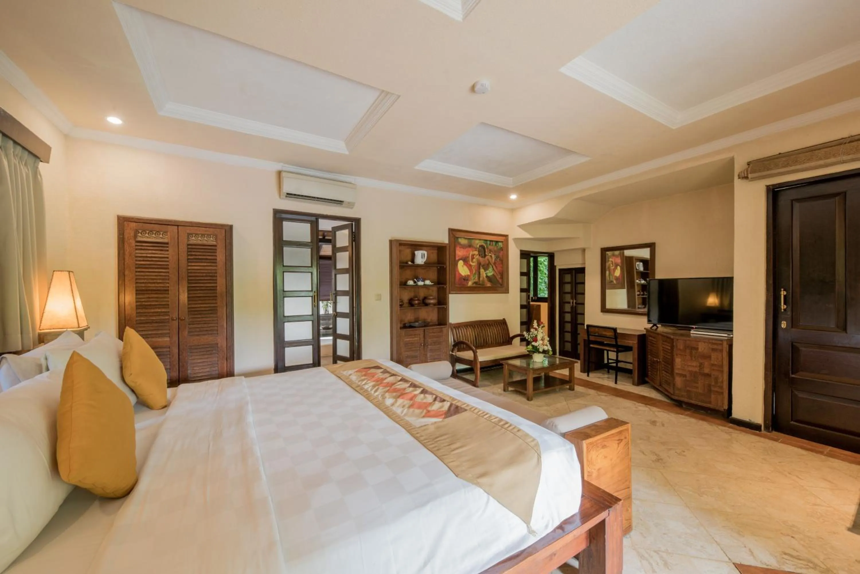 Bed in Hotel Vila Lumbung