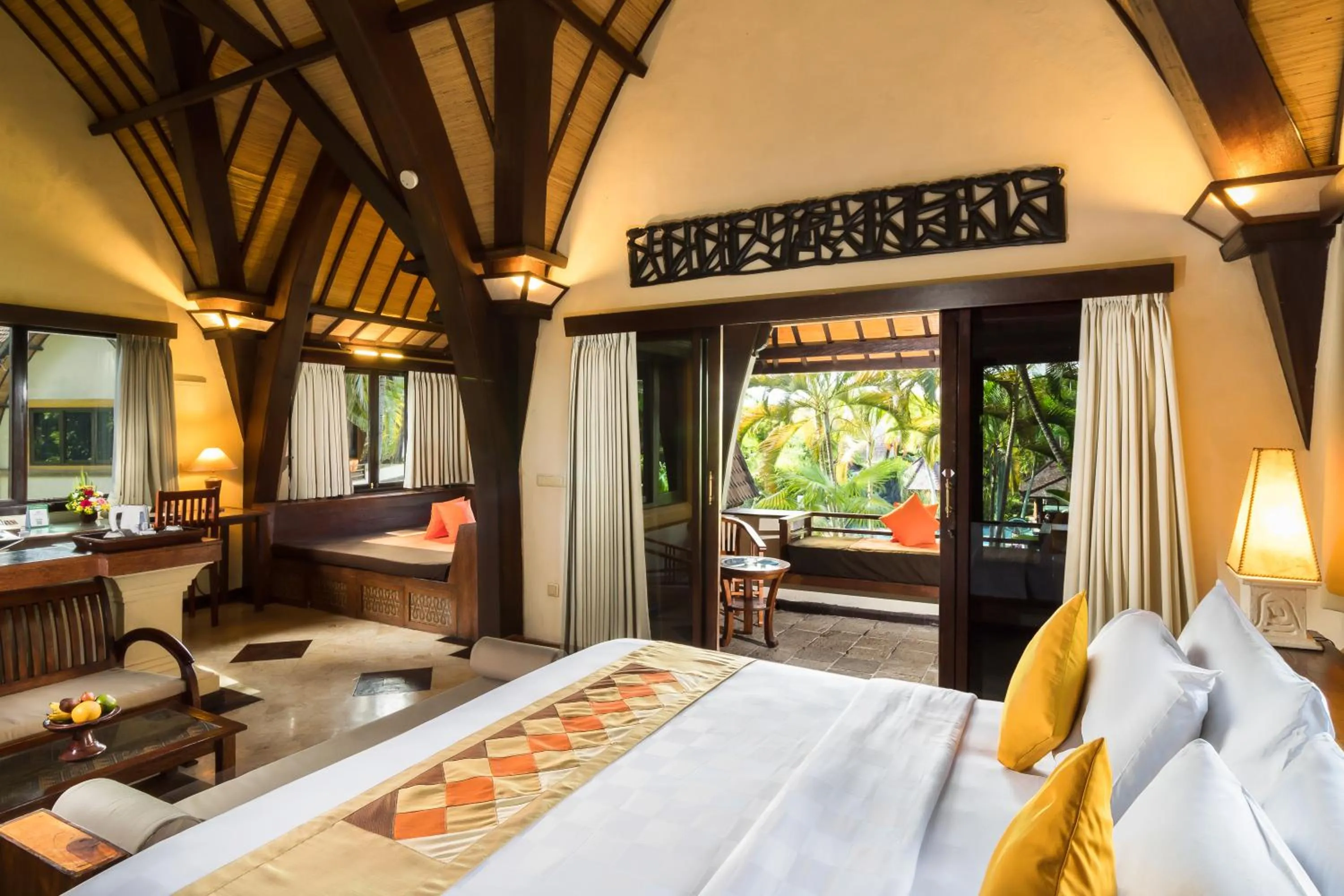 Bed in Hotel Vila Lumbung