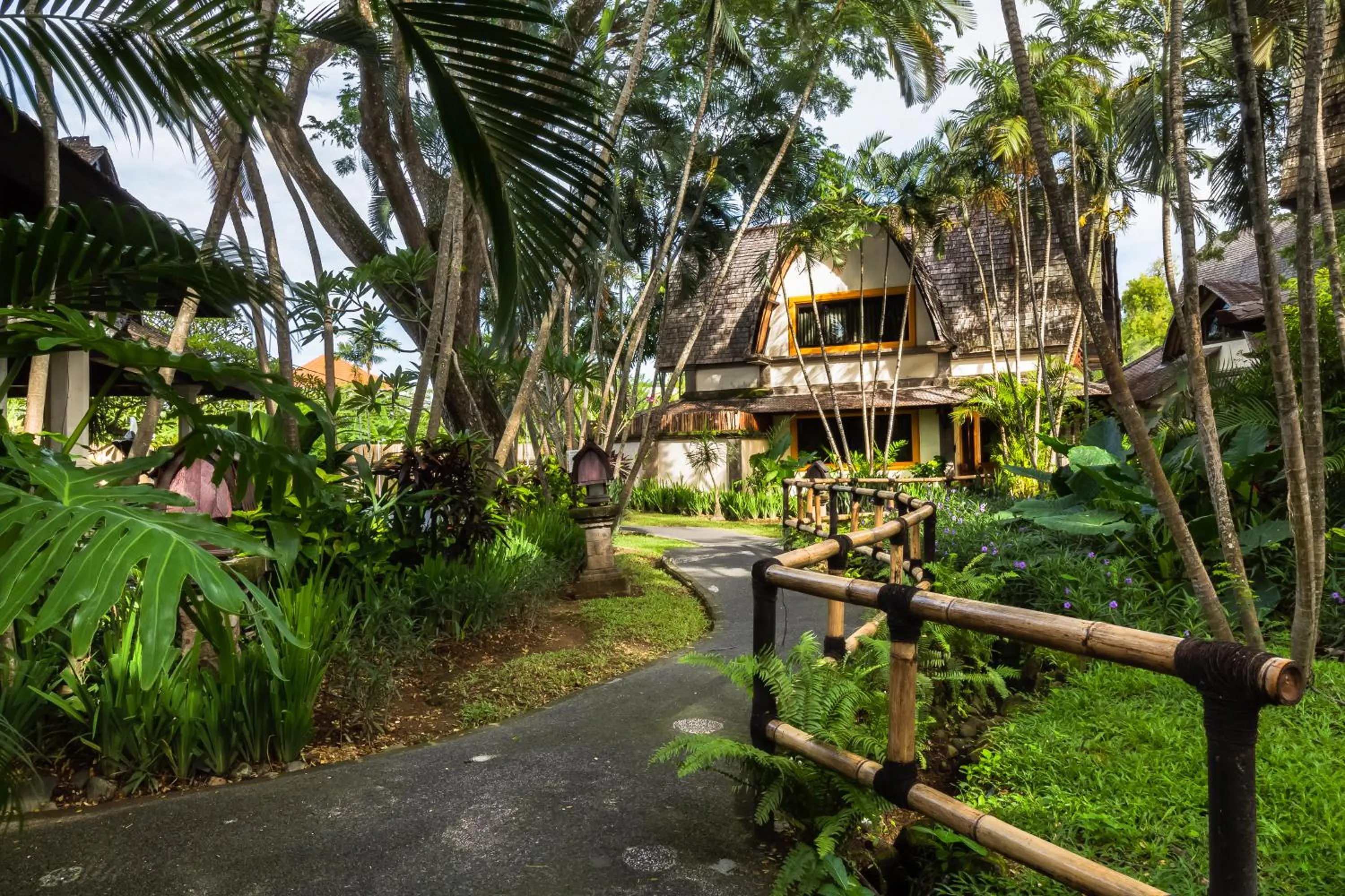 Garden in Hotel Vila Lumbung