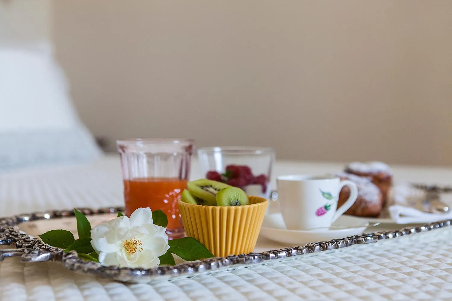 Food and drinks in Podere La Contessa B&B