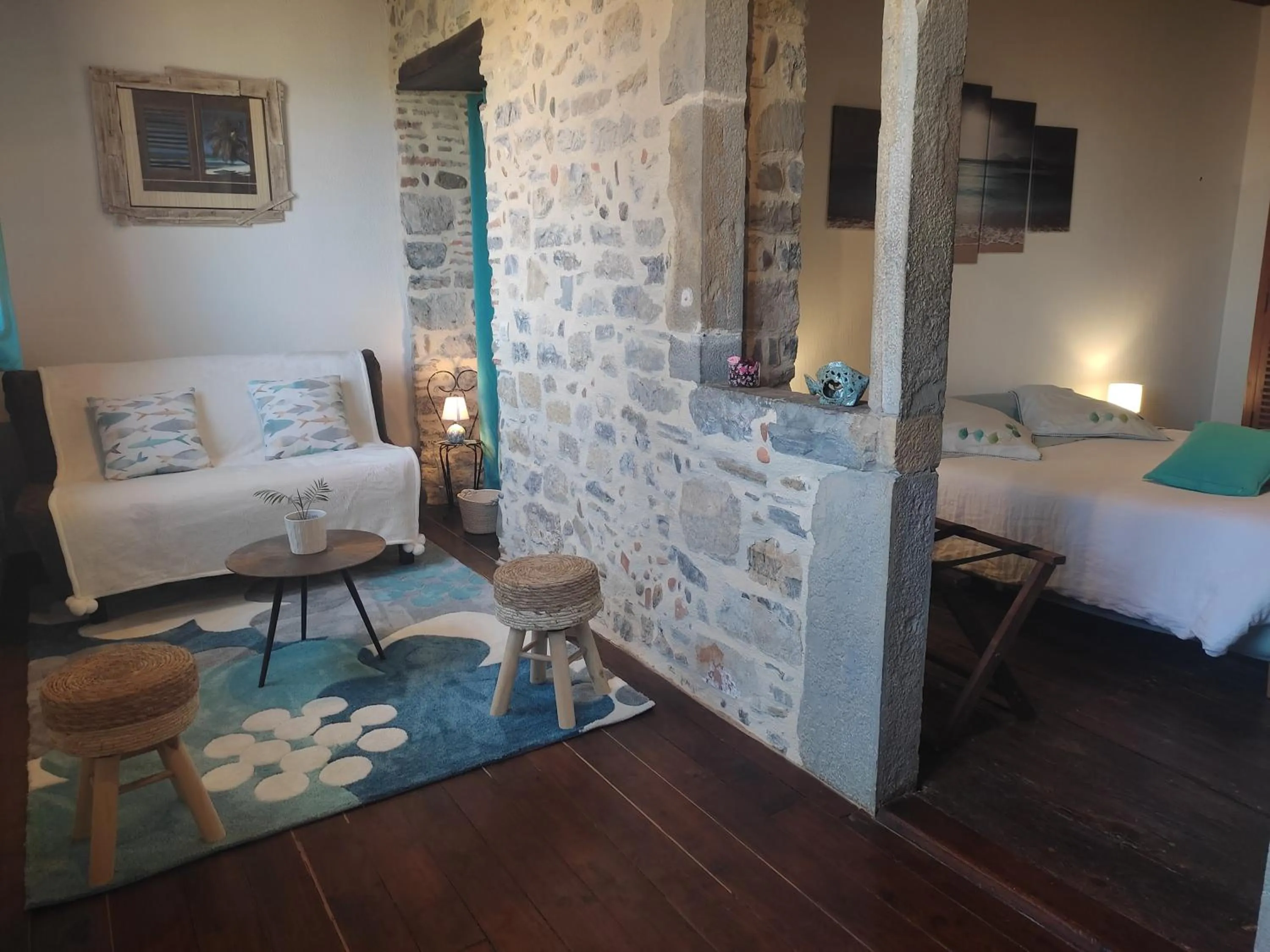 Bedroom, Bed in B&B Amphitryon