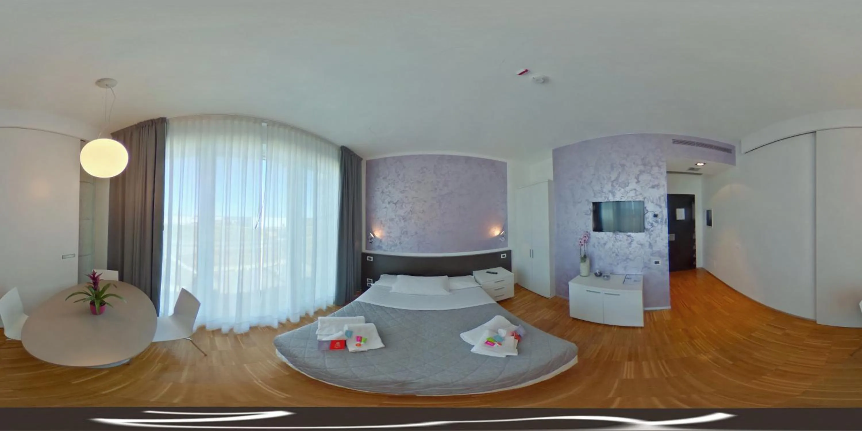 Bed in Hotel Mantova Residence